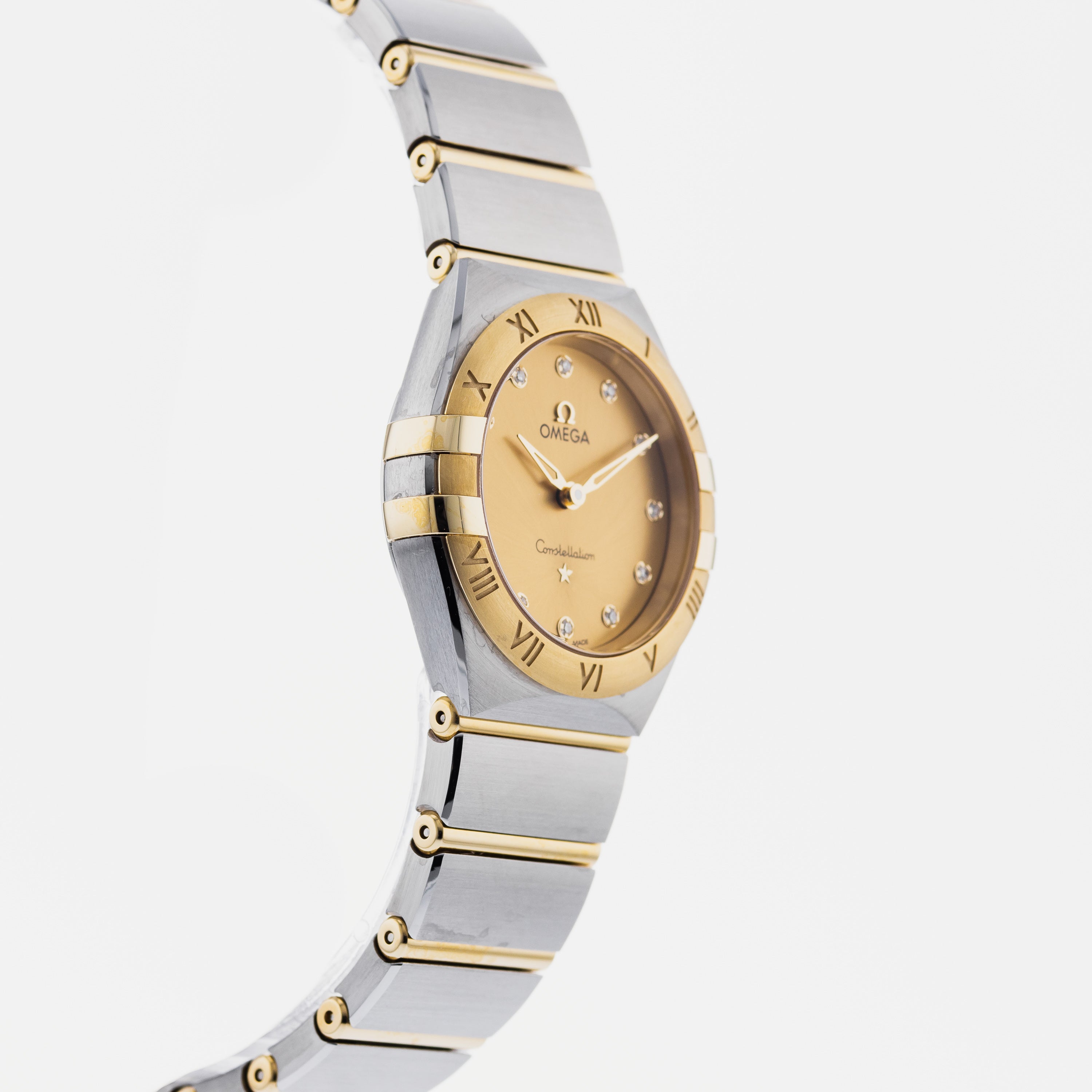 し*も様 OMEGA Constellation クォーツ腕時計 Omega Constellation Manhattan Stainless Steel Quartz Silver