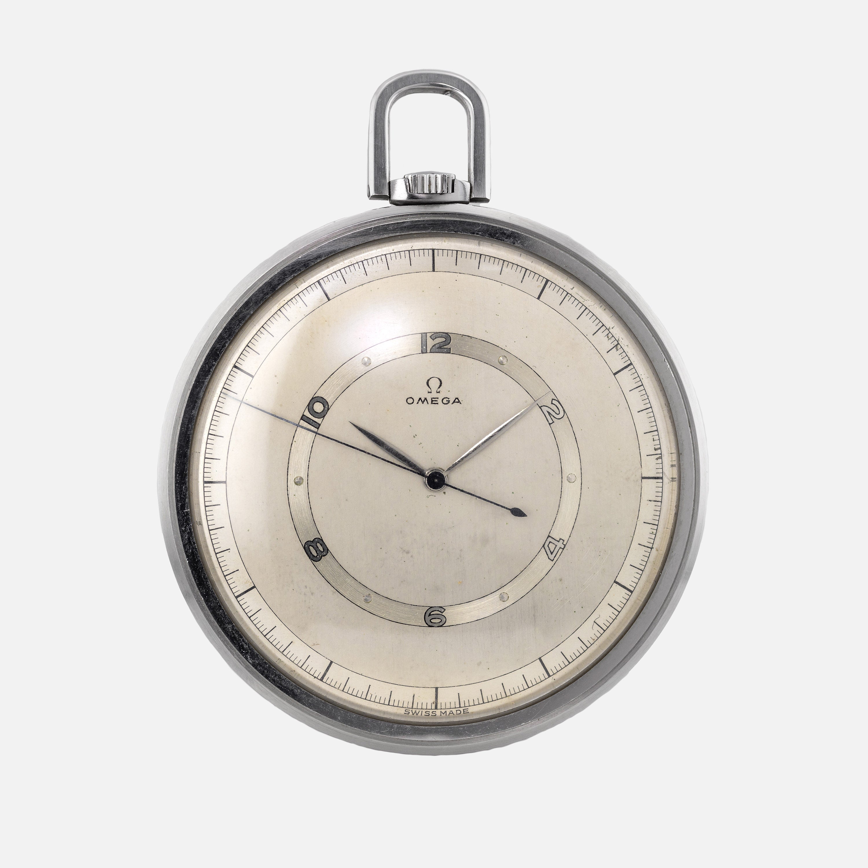 Omega pocket watch value sale