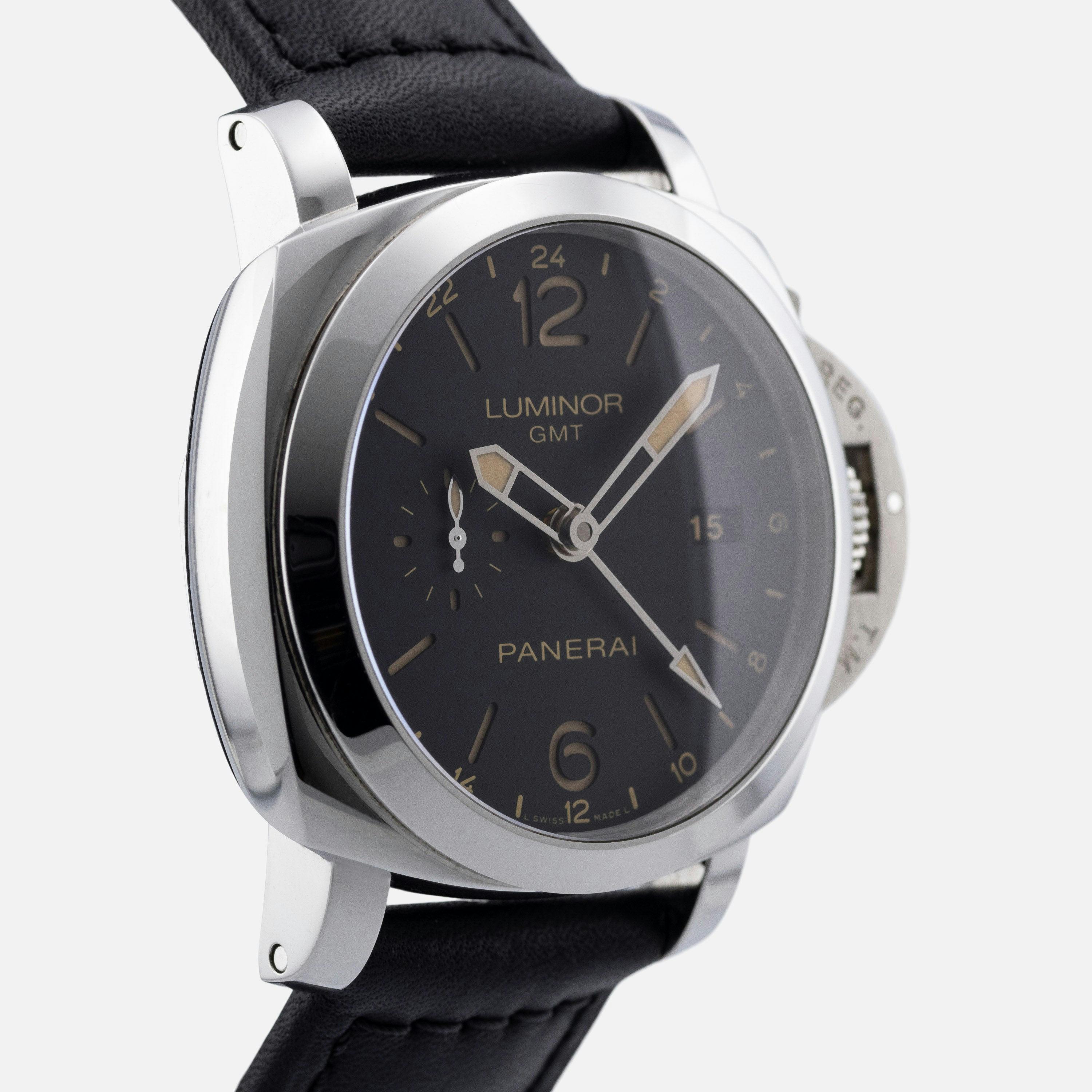 時計 Panerai Luminor GMT & Eberhard Chrono Panerai Luminor 1950 3 Days GMT 24H PAM 531 – HODINKEE Shop