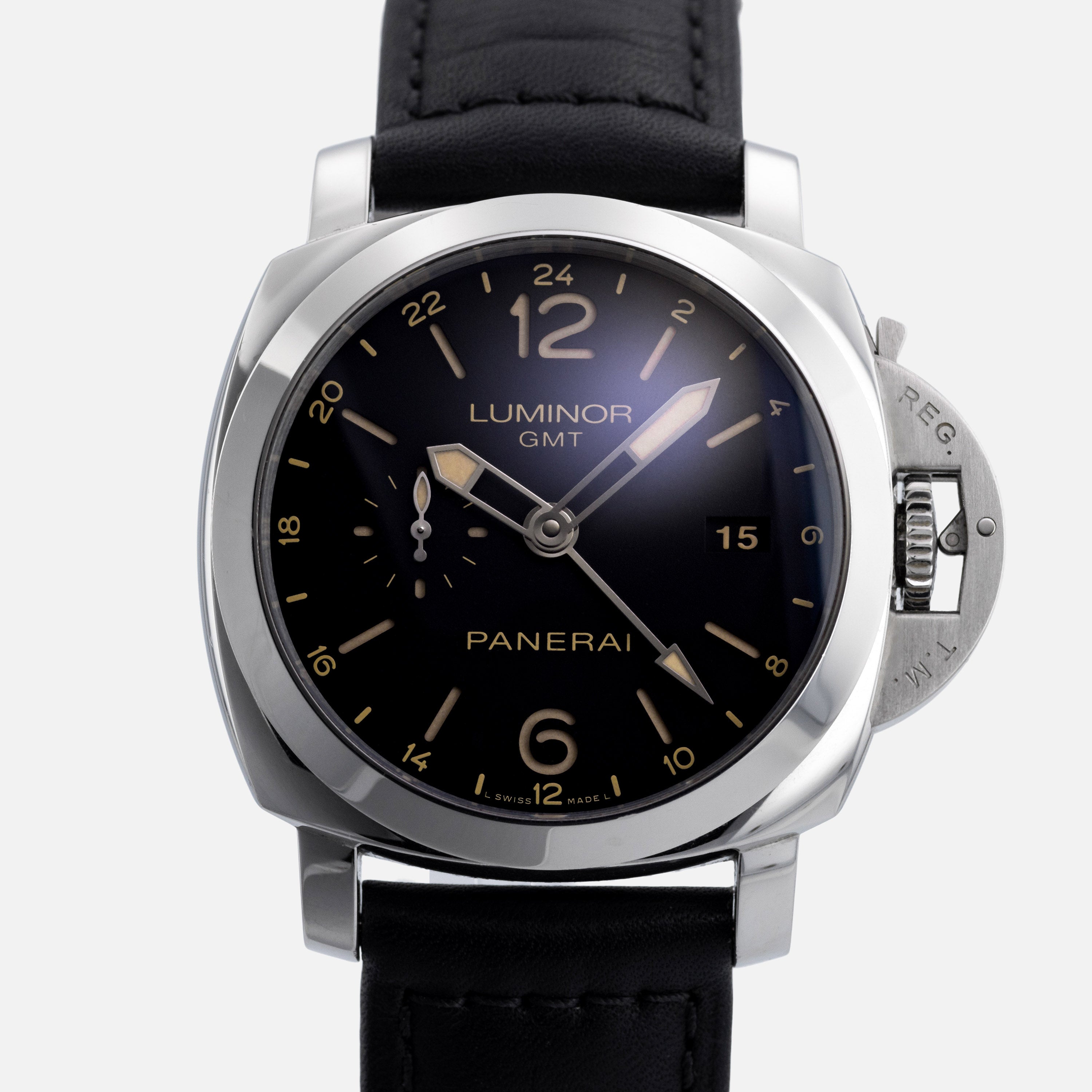 時計 OFFICINE PANERAI Luminor 44mm Panerai Luminor 1950 3 Days GMT 24H PAM 531 – HODINKEE Shop
