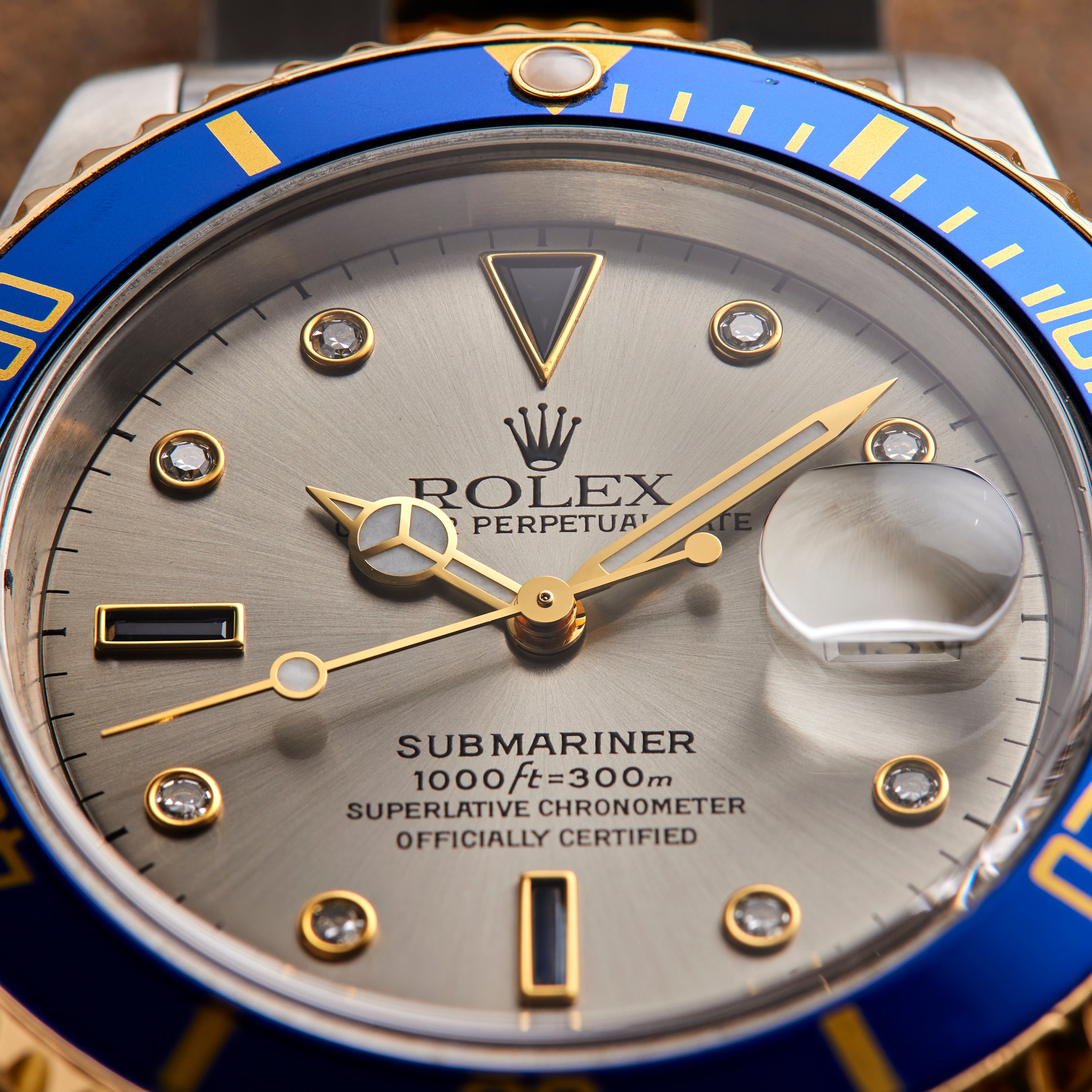 Rolex Submariner Serti Dial 16613