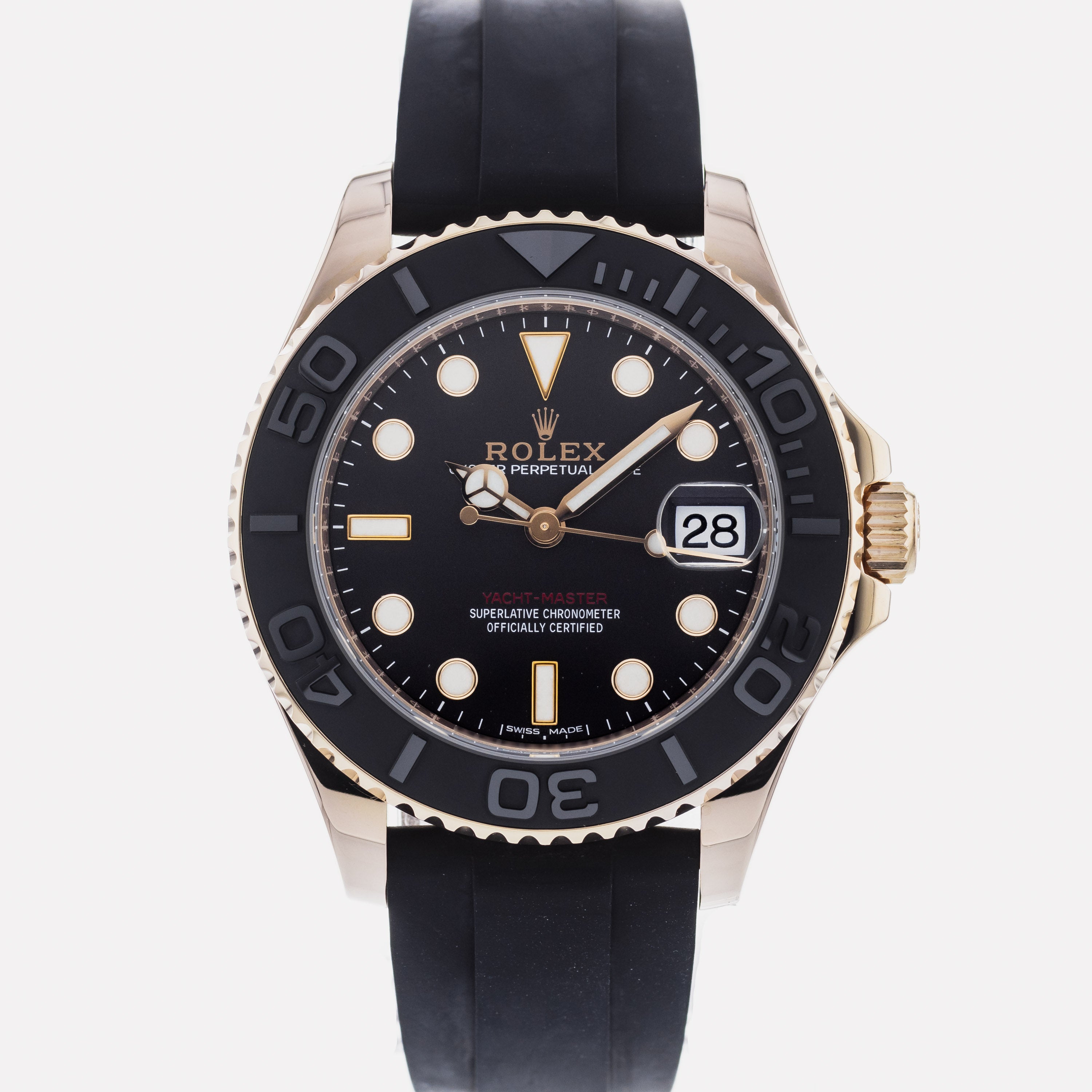 Rolex yacht master 37 rose gold price discount