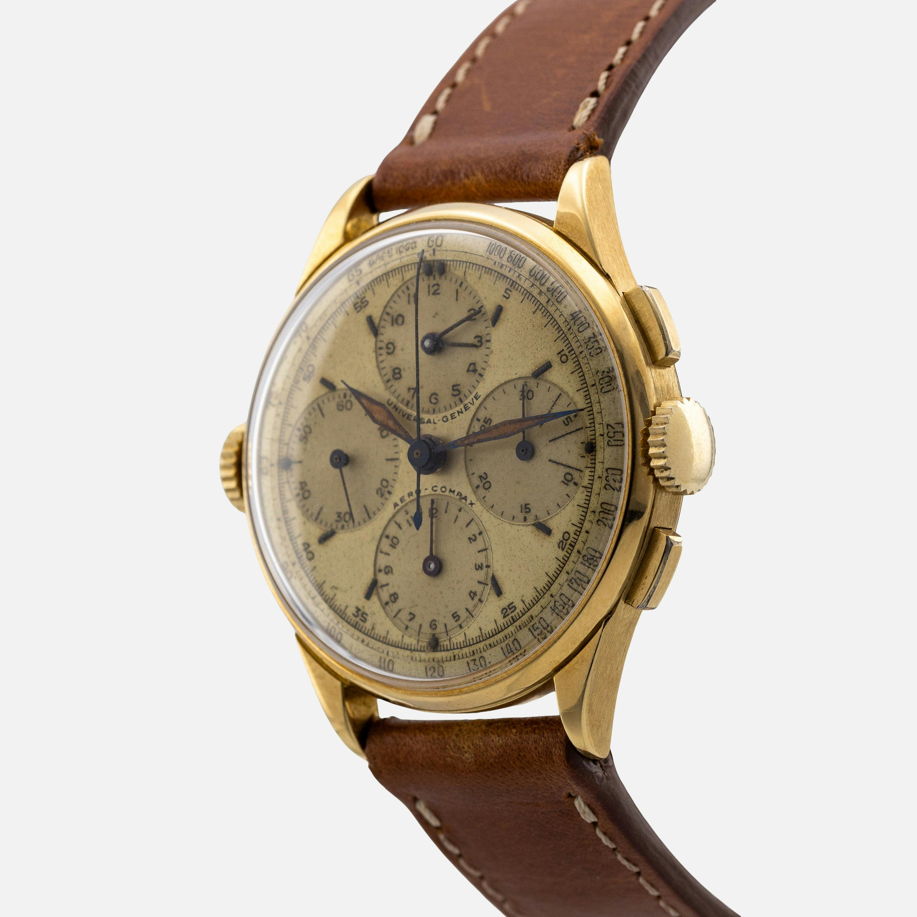 Universal Geneve Universal Genève, Aero-Compax, Gold 12540