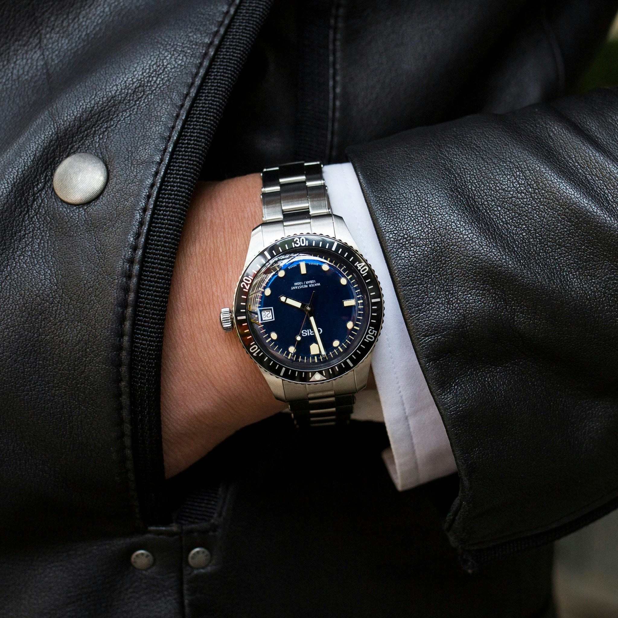 Oris Divers Sixty Five 36mm Blue Dial With Stainless Steel Bracelet Hodinkee Shop