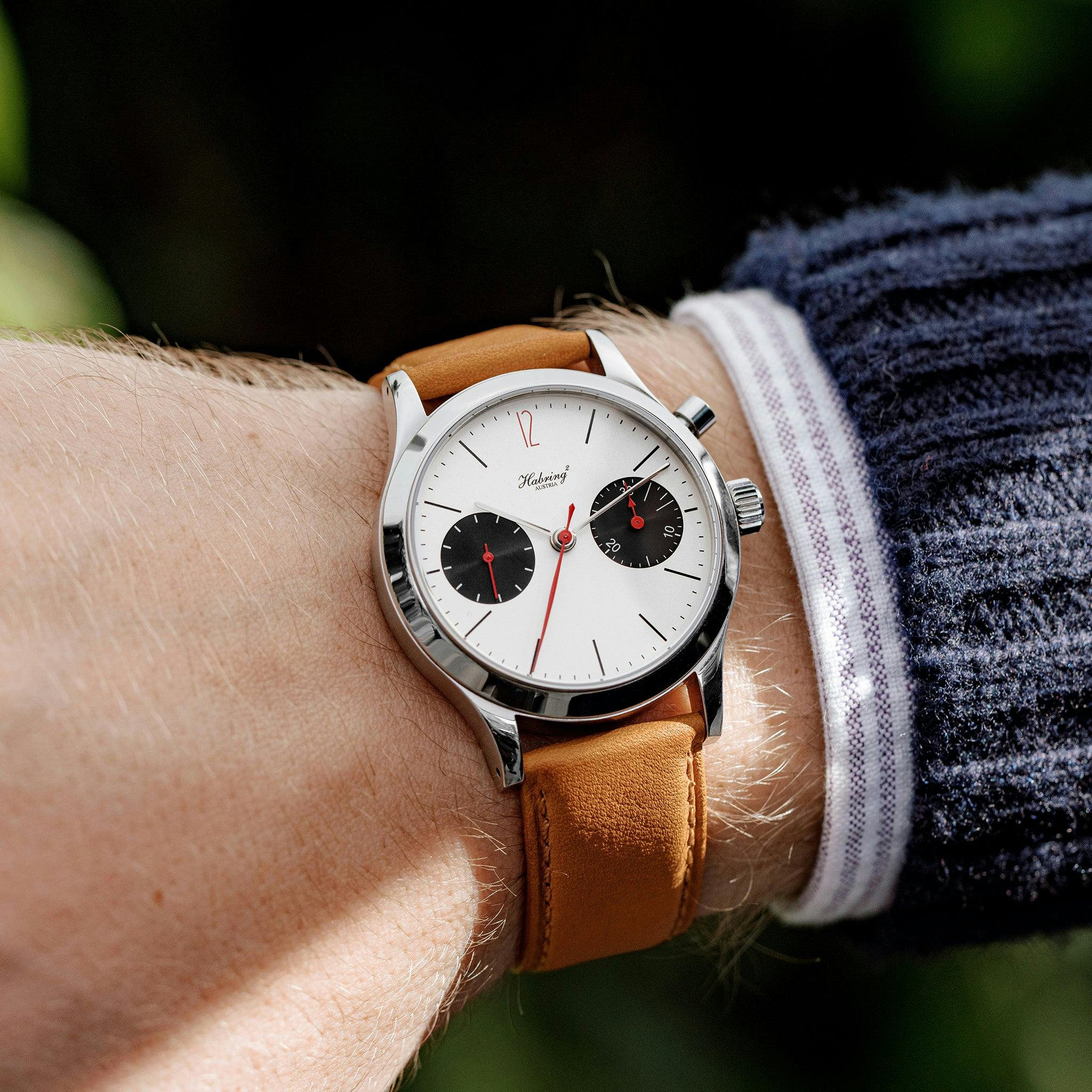 Chrono-Felix 'Panda' With Red Accents – HODINKEE Shop