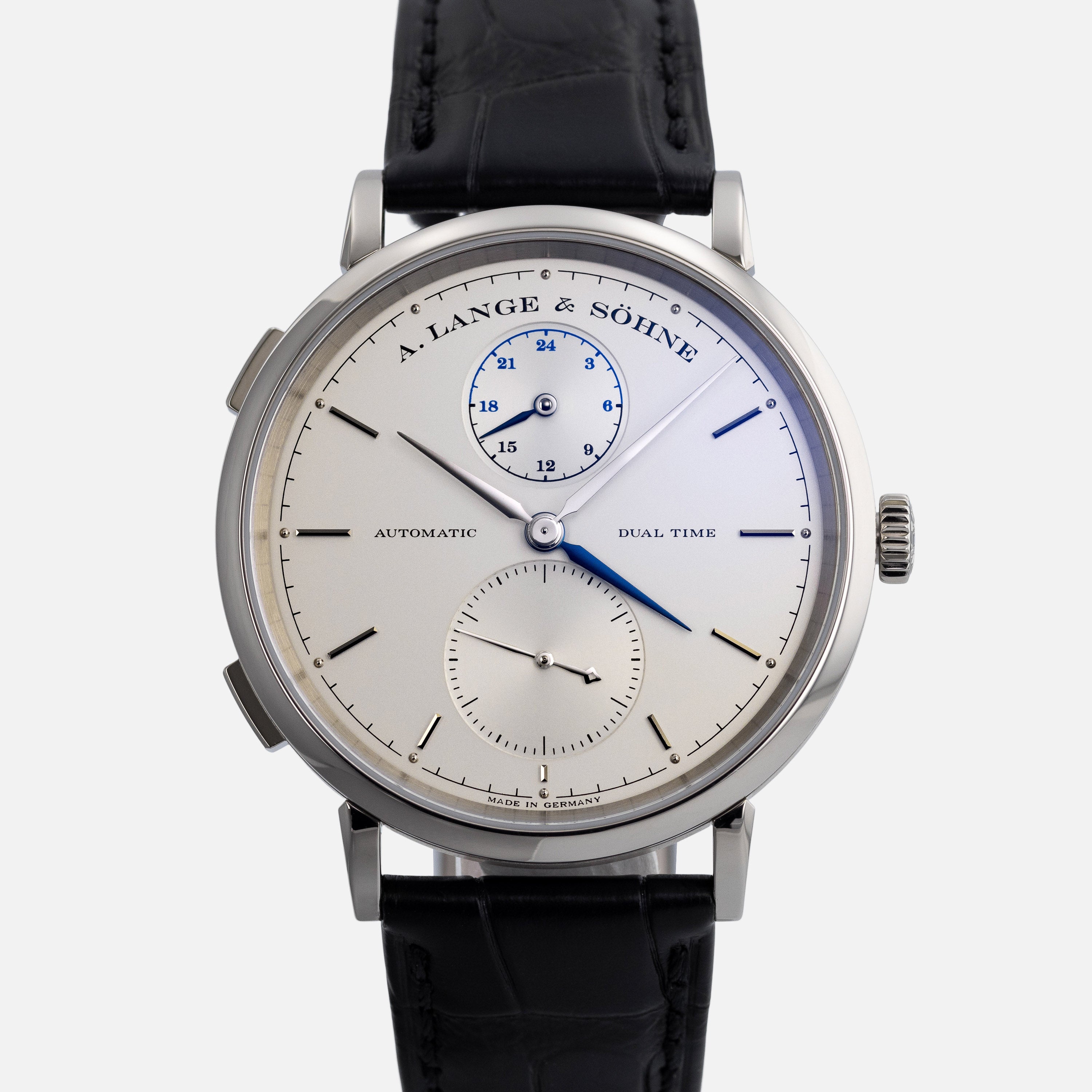 A. Lange & Sohne Saxonia Dual Time 385.026 – HODINKEE Shop