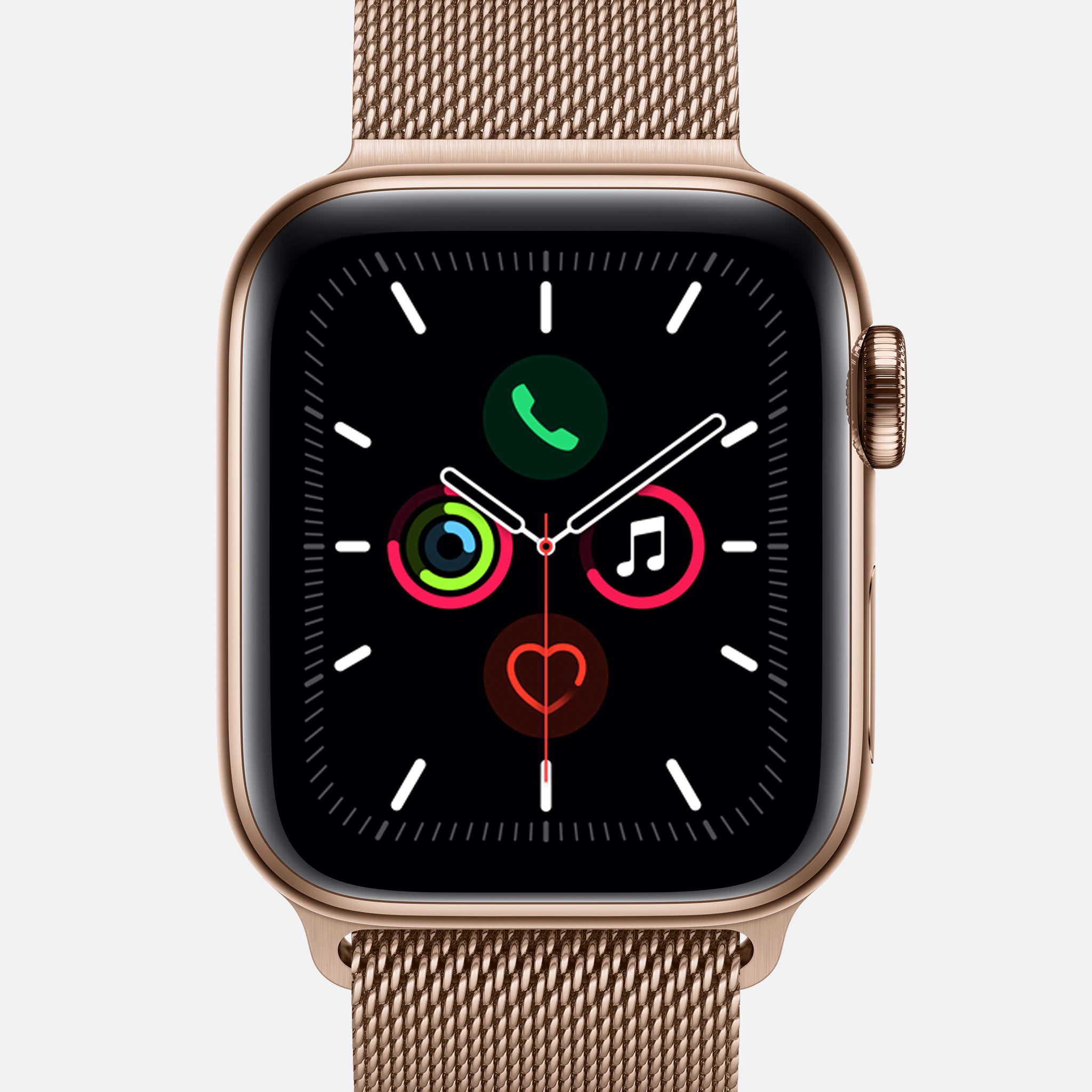 Apple watch series 5 44mm gold milanese loop shop