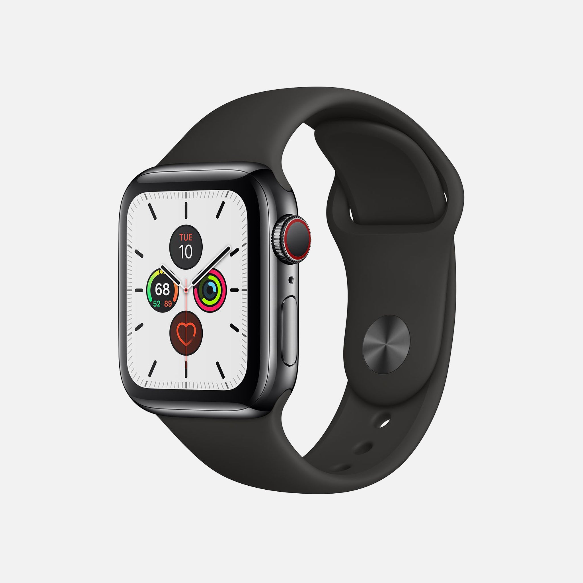 apple watch series 4 space black stainless steel 44mm