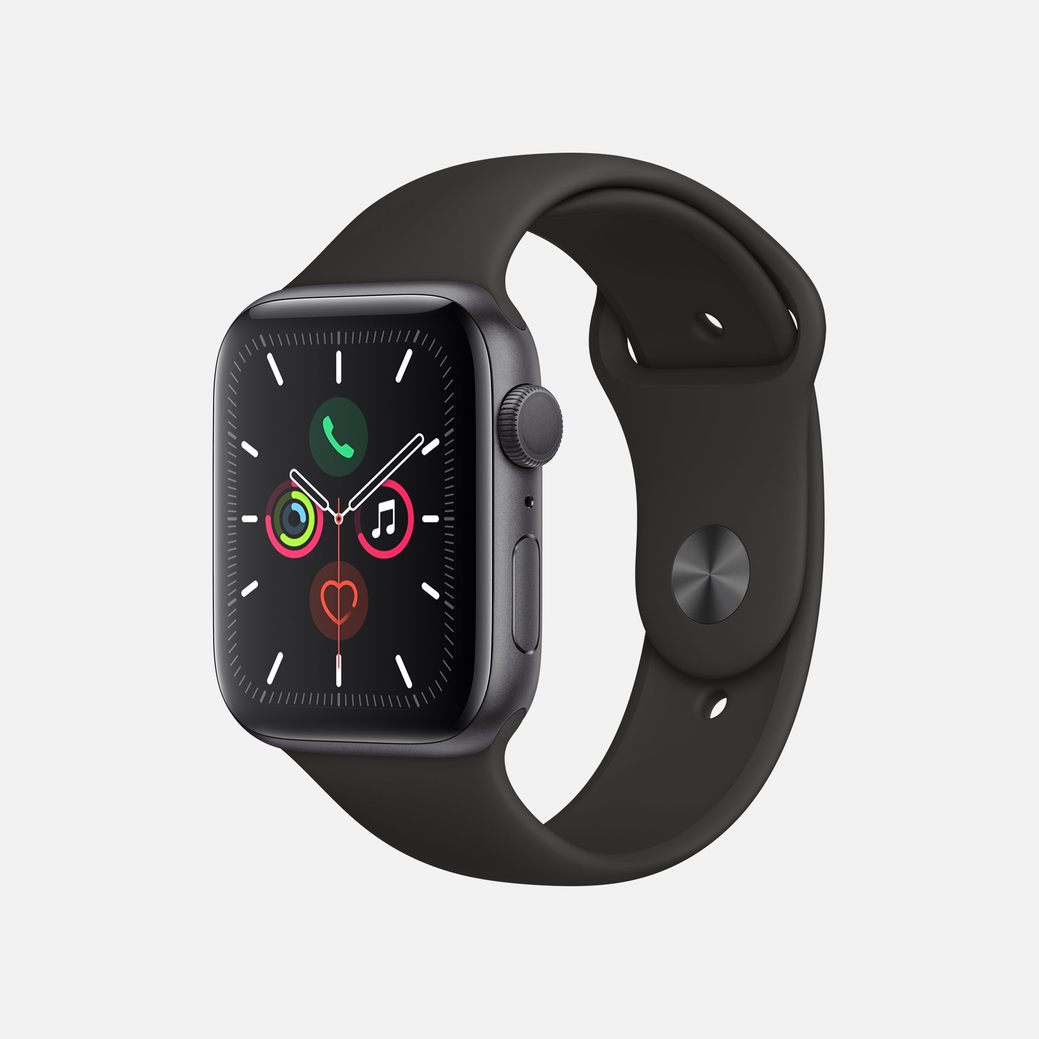 space gray aluminum black sport