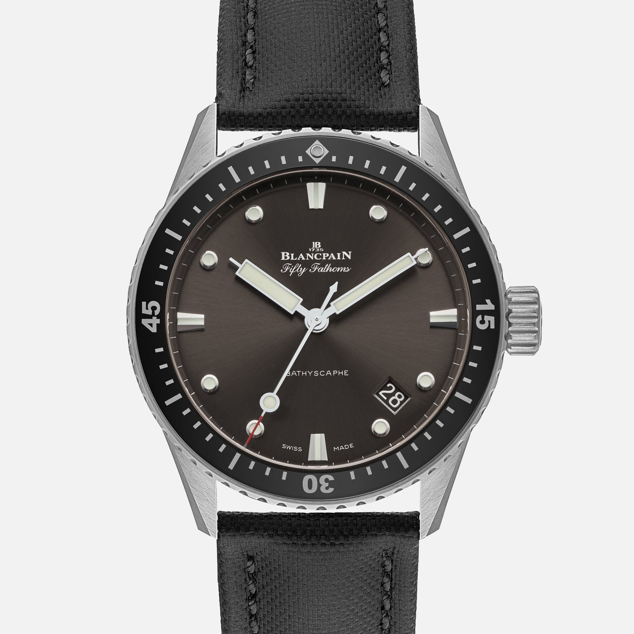 blancpain fifty fathoms bathyscaphe 43mm