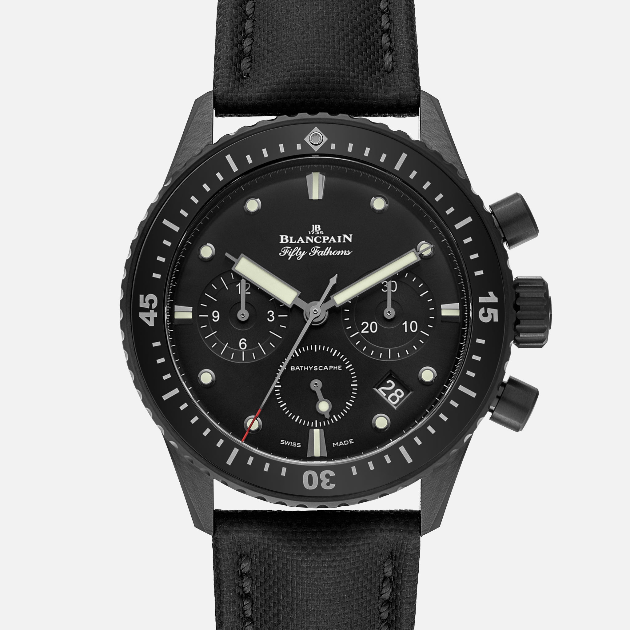 blancpain fifty fathoms bathyscaphe chronograph