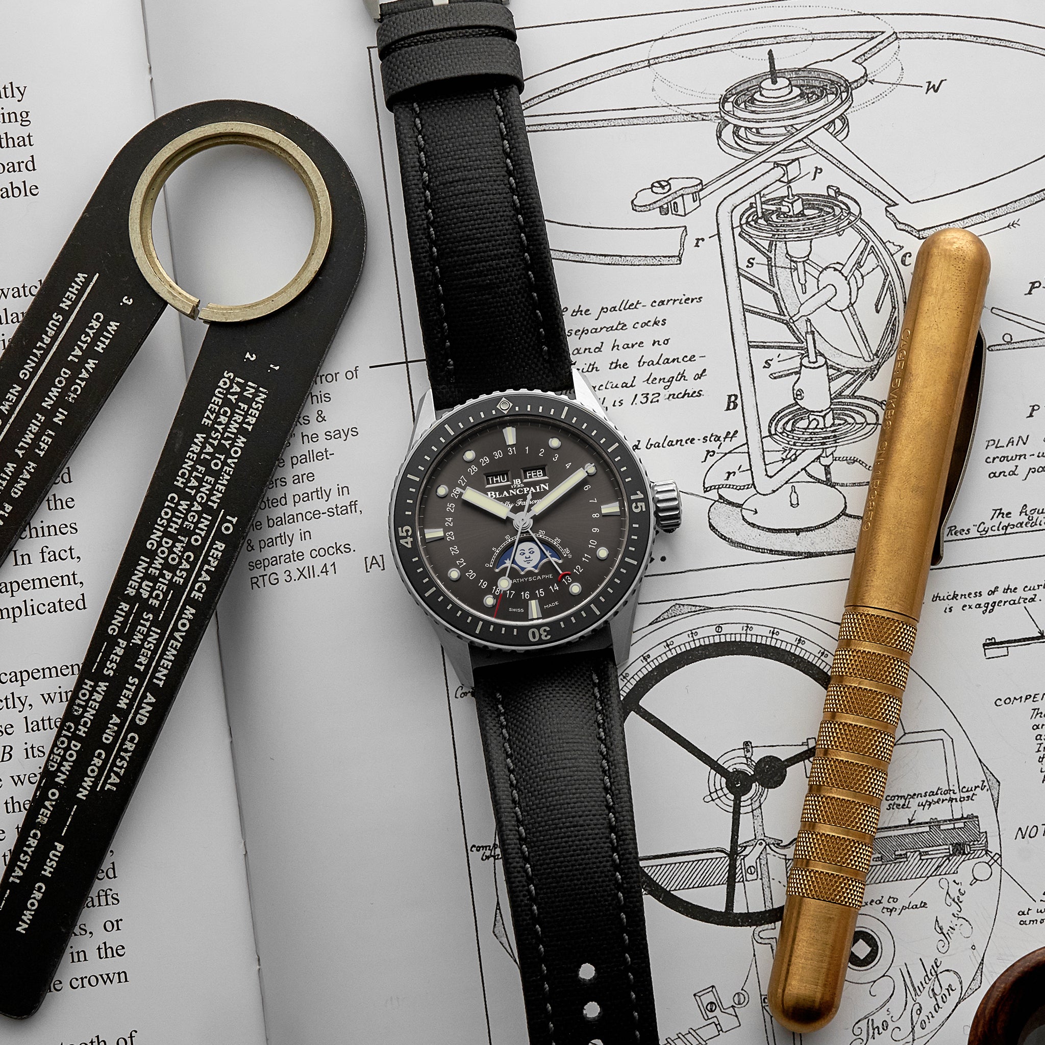 blancpain fifty fathoms moonphase