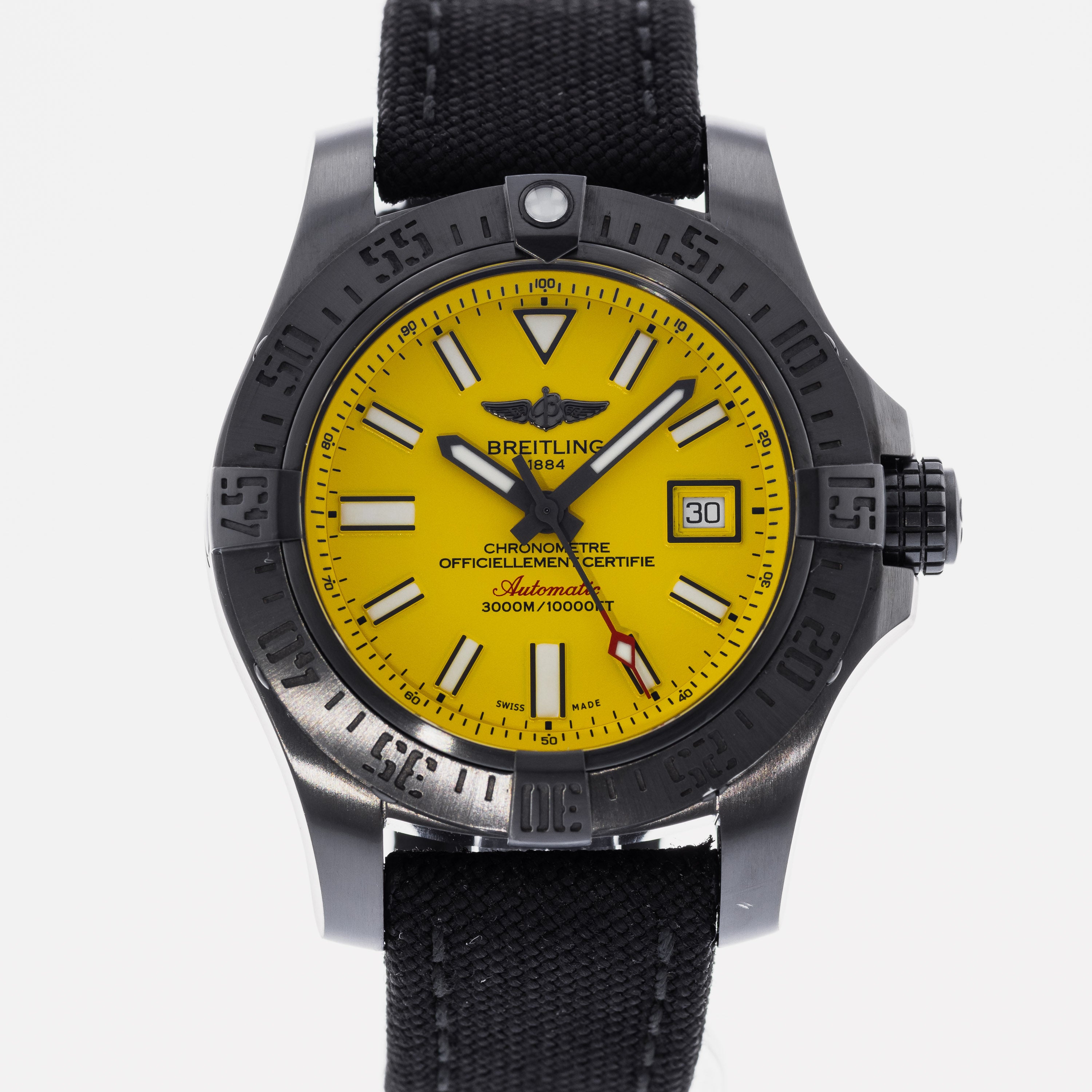 Breitling Avenger II Seawolf Cobra Yellow Limited Edition M17331