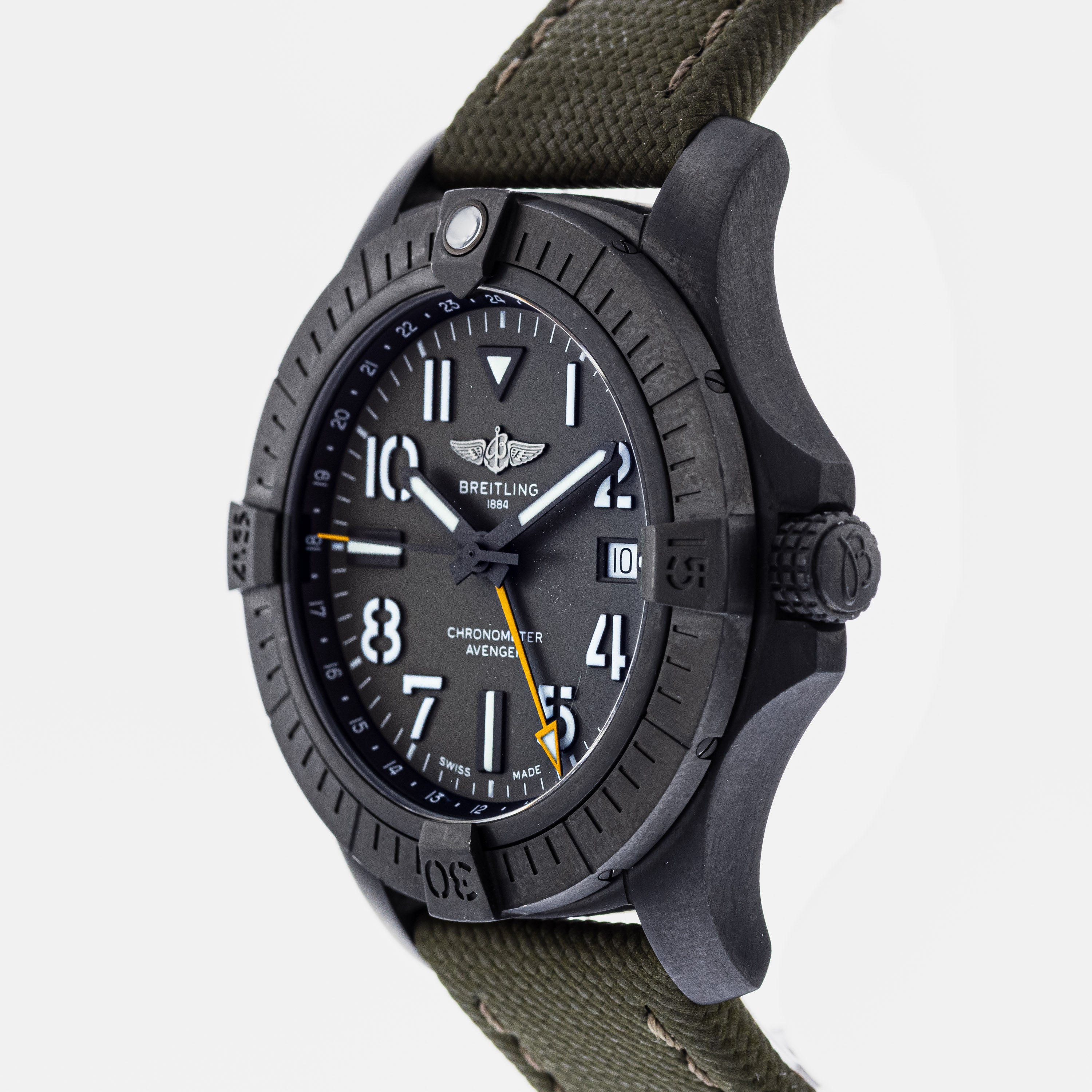 BREITLING 自動巻き 腕時計 Breitling Avenger Night Mission Automatic 45 GMT Limited