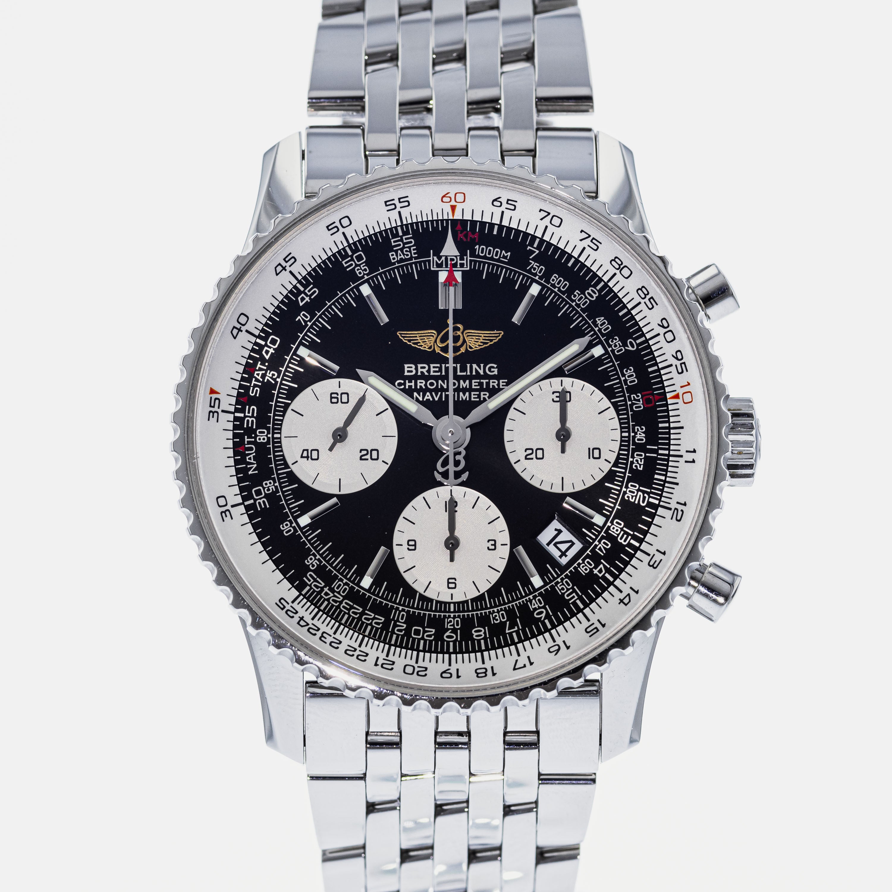 BREITLINGナビタイマーA23322用純正レザーベルト　ラグ幅 22mm BREITLINGナビタイマーA23322用純正レザーベルト ラグ幅 22mm