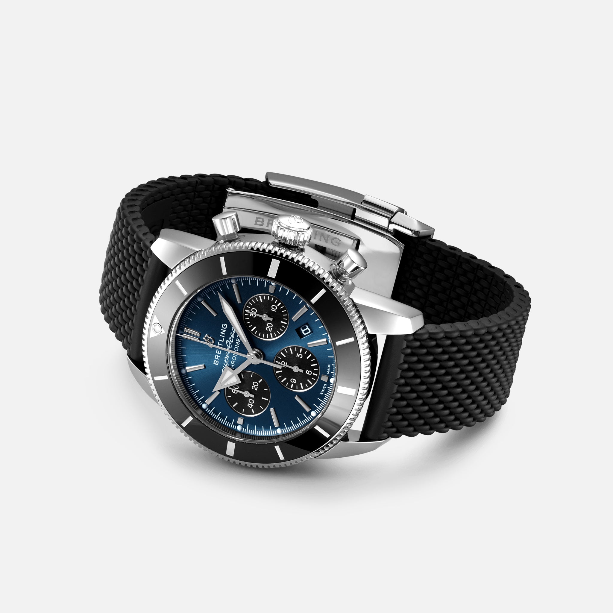 breitling superocean heritage blue dial