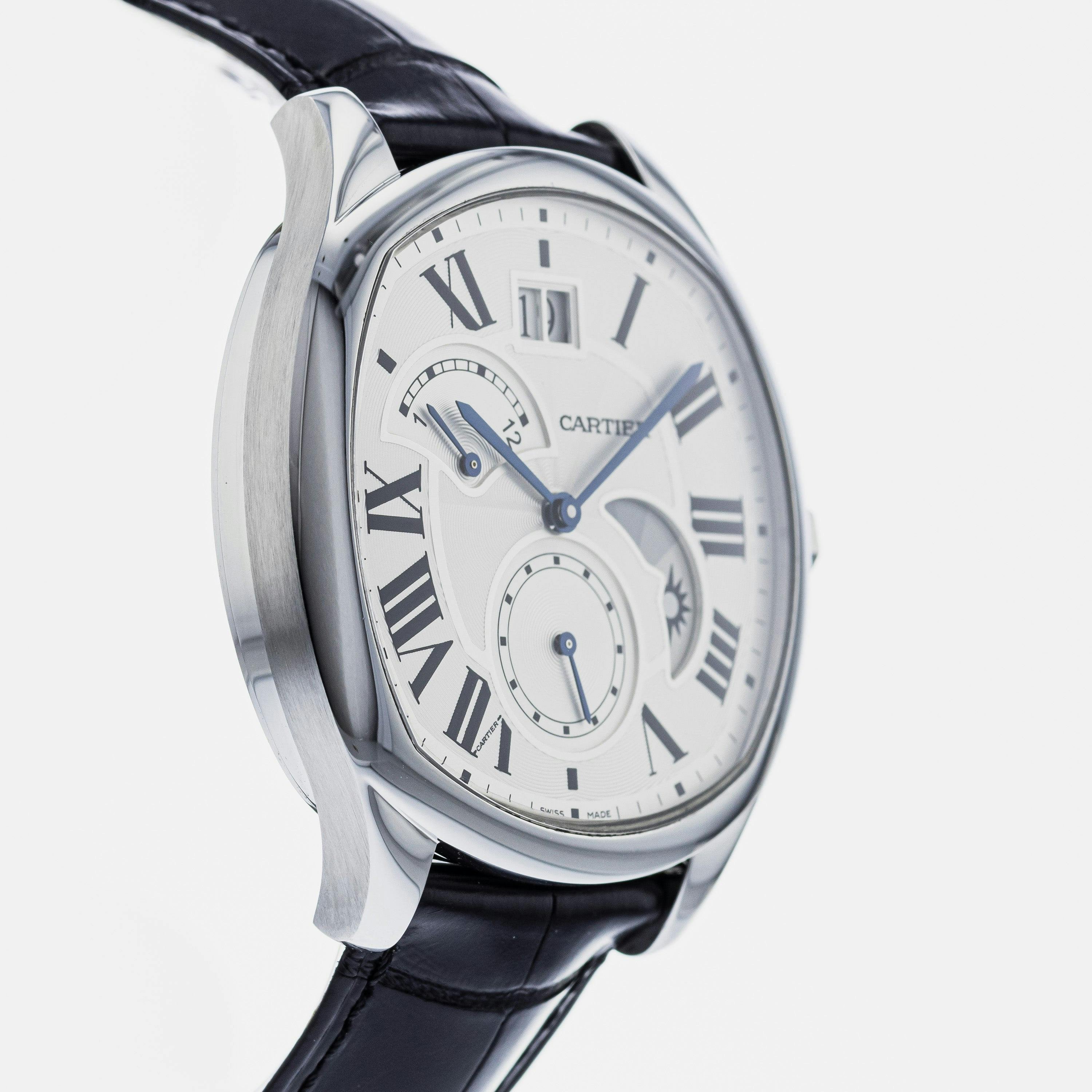 Cartier カルティエ　ノート Cartier Drive de Cartier Large Date Retrograde WSNM0005 – HODINKEE