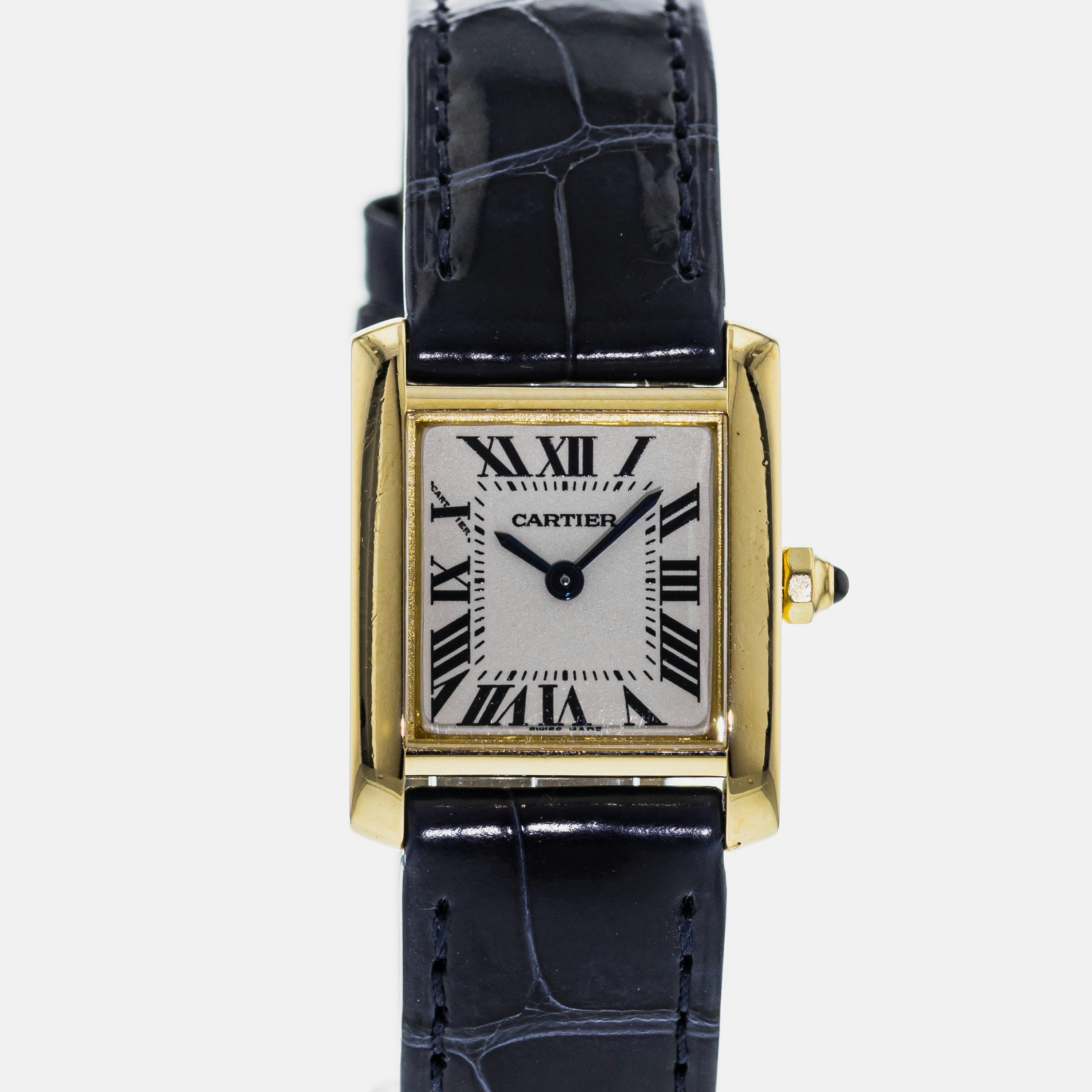 Cartier Tank Louis Cartier Lady Gold 18K Mechanical Paris Dial Vintage - Watch Rapport