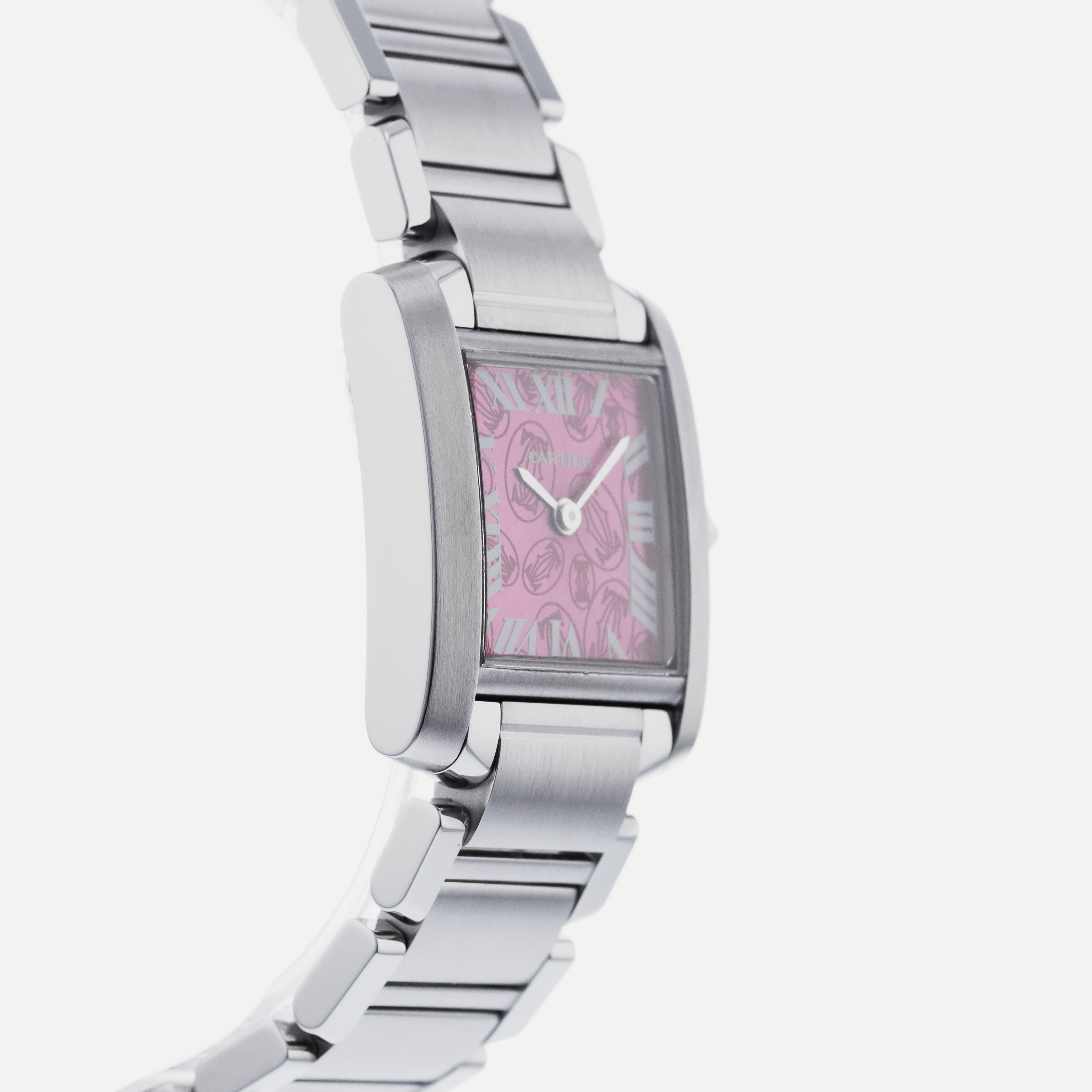 Cartier Tank Francaise Raspberry Dial Limited Edition W51030Q3