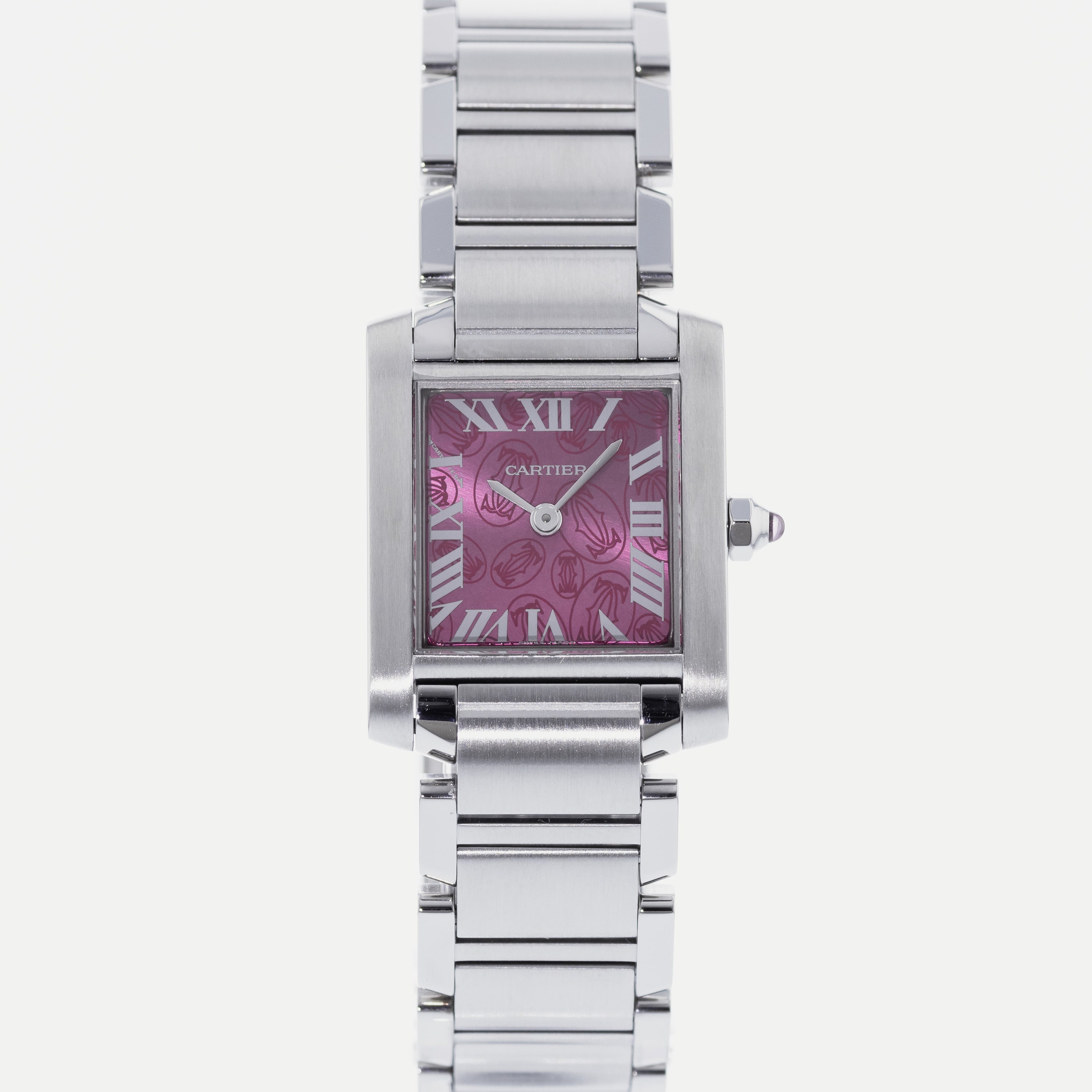 Cartier 腕時計 シルバー/ピンク Cartier Ballon Bleu ref 3284 36mm Automatic Pink Guilloche Dial