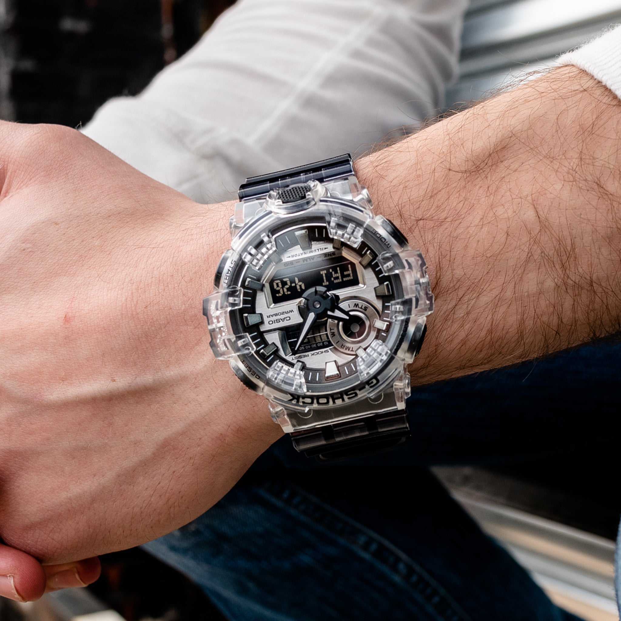 g shock skeleton watch