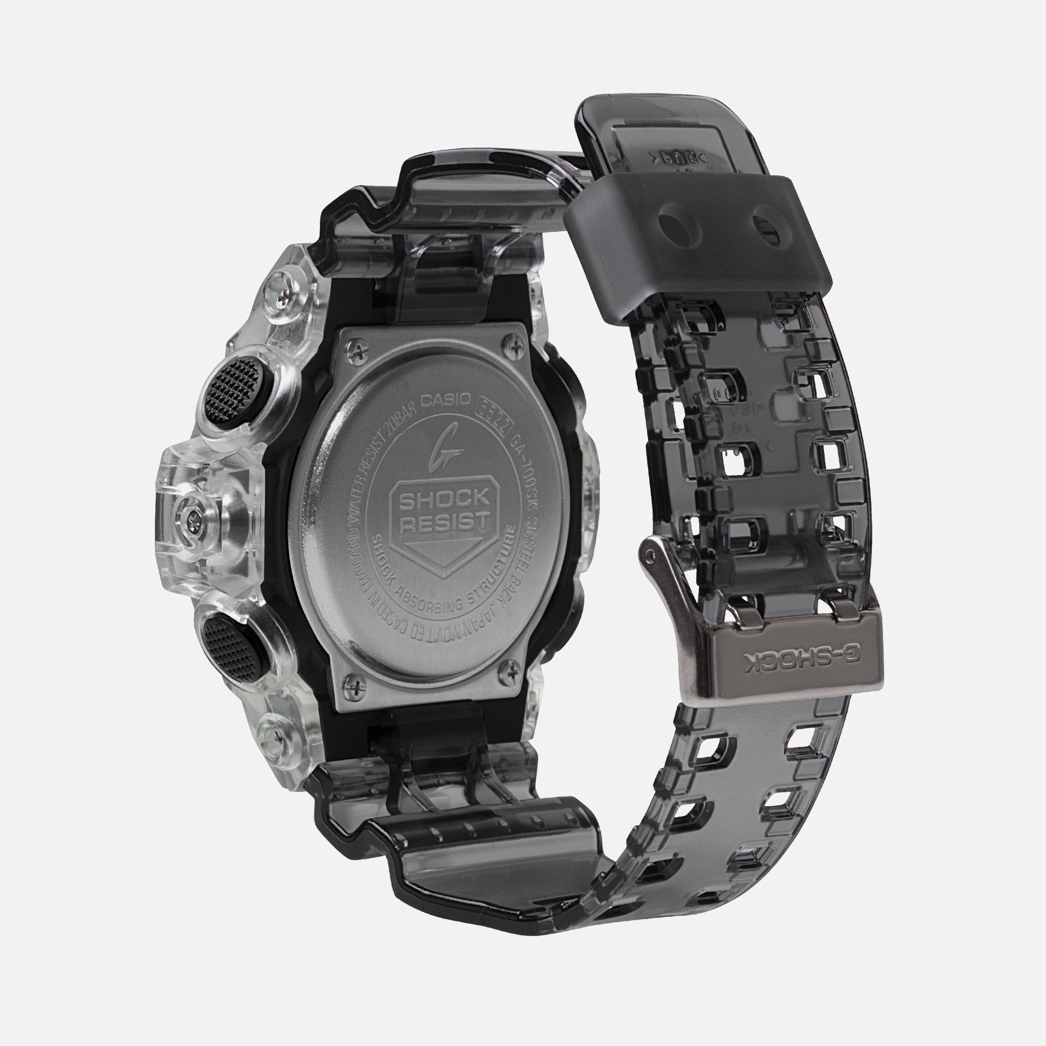 g shock super clear skeleton