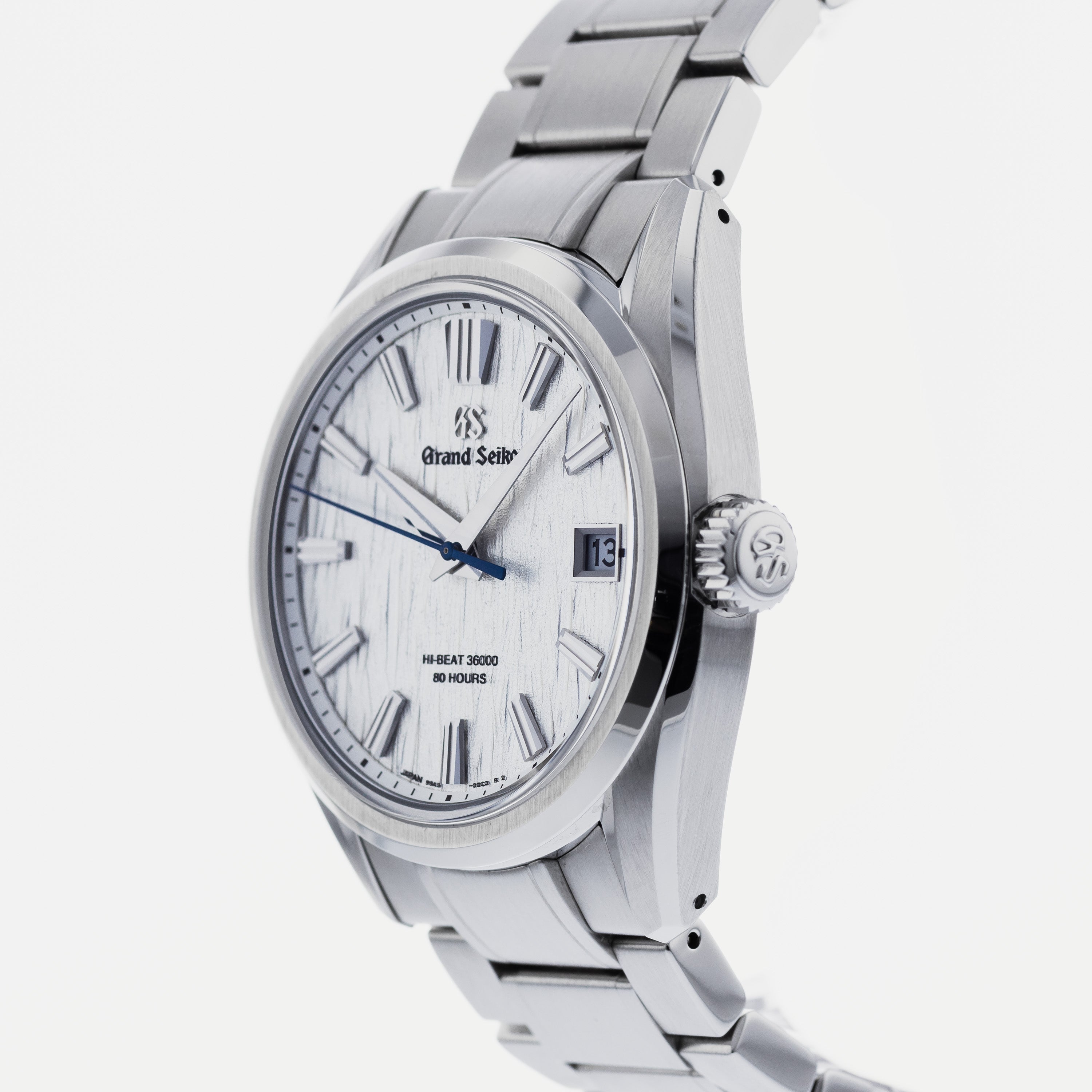 SEIKO HI-BEAT 自動巻き時計 シルバー Grand Seiko Hi-Beat 36000 80 Hours SLGH005 White Birch Watch