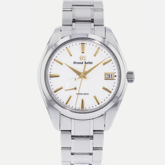 Heritage Spring Drive Golden Snowflake Power Reserve SBGA259