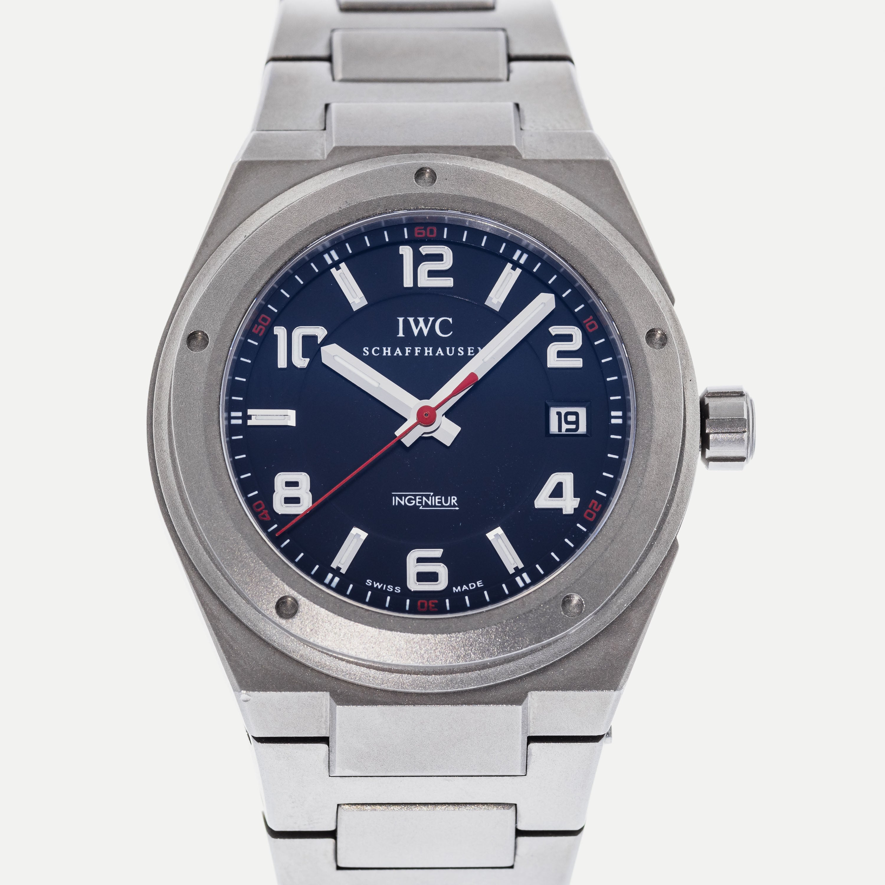 IWC INGENIEUR AMG AUTOMATIC REF3227 駒チタン IWC インヂュニア・AMG Ref.3227-03 国内正規品 - 腕時計専門店THE