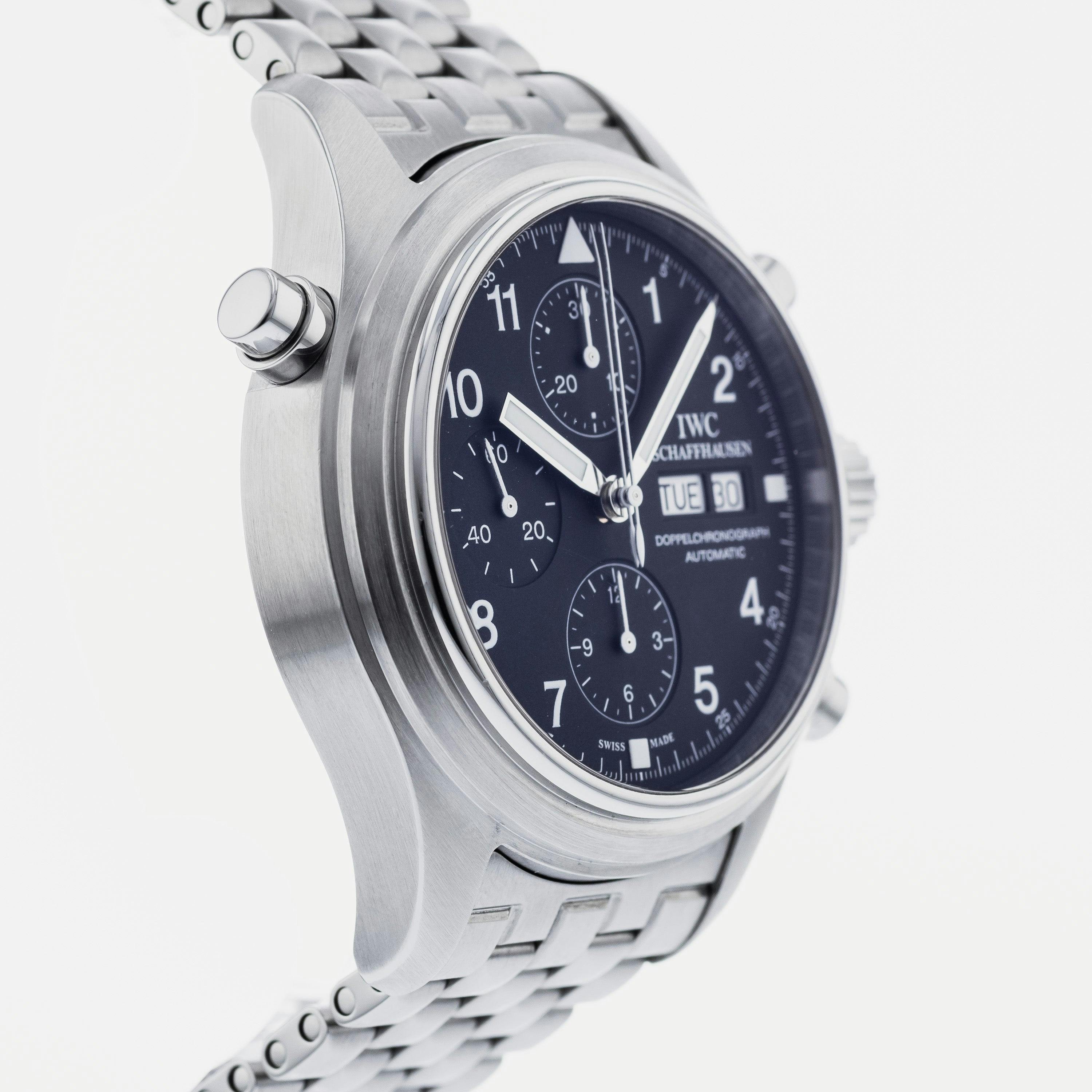 IWC Pilot Double Chronograph IW3713-19 – HODINKEE Shop