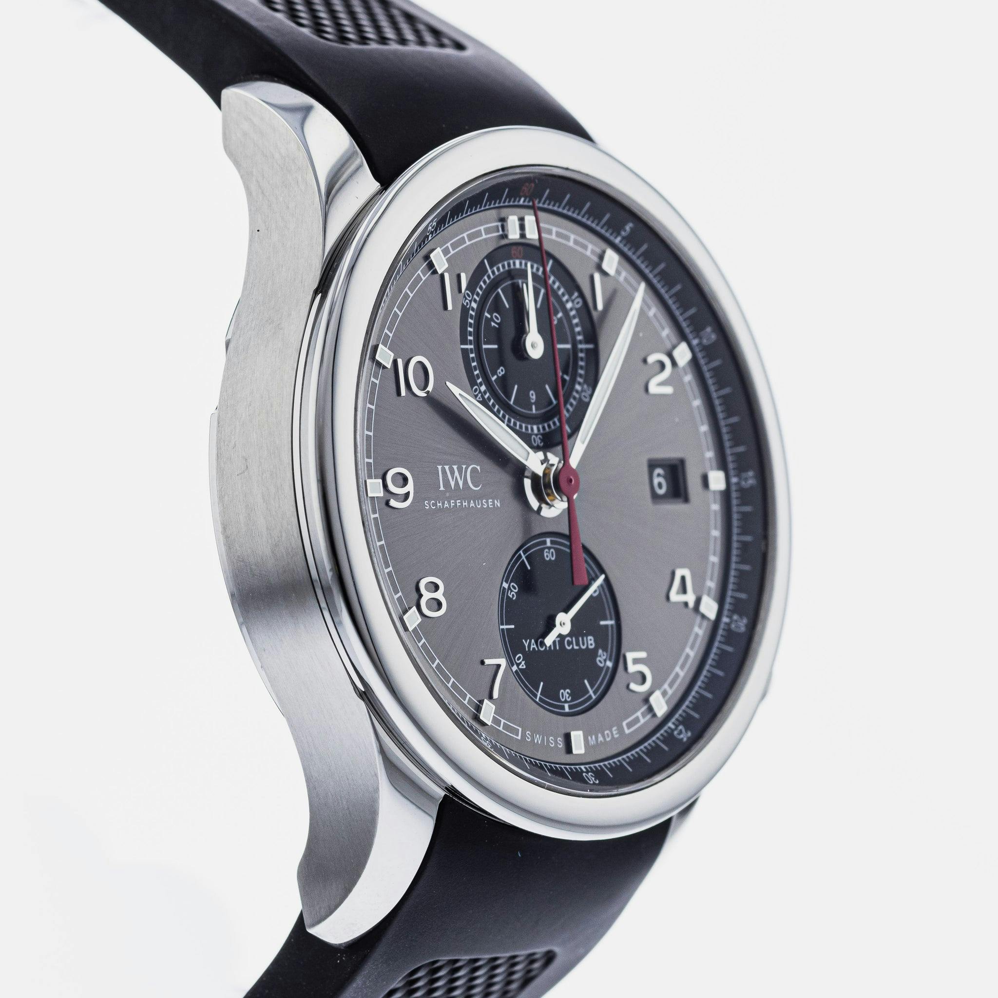 IWC Debuts The Portugieser Yacht Club Chronograph “Summer Edition” Along  With a Collection of New Fabric Straps - Monochrome Watches