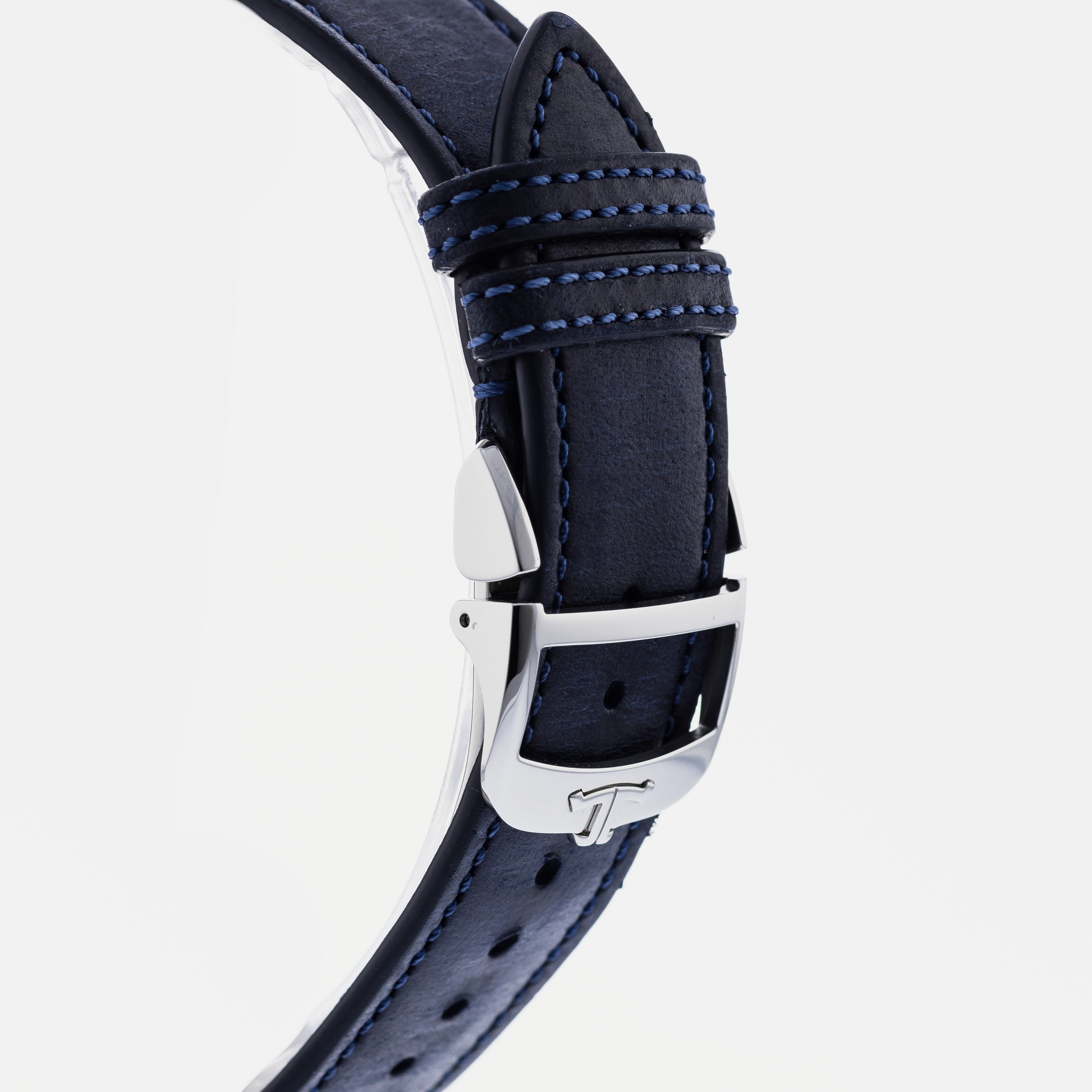 Jaeger-LeCoultre ネイビー アリゲーターストラップ ストラップ/ブレスレット アリゲーターレザー ブルー QC24C064