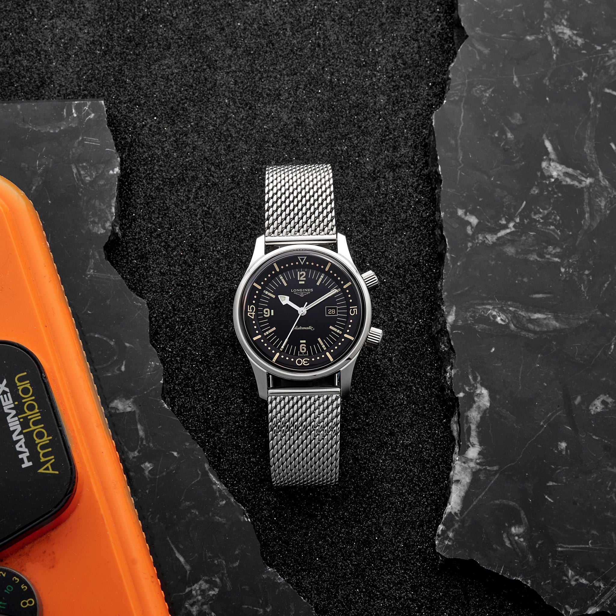 longines legend diver 36mm thickness