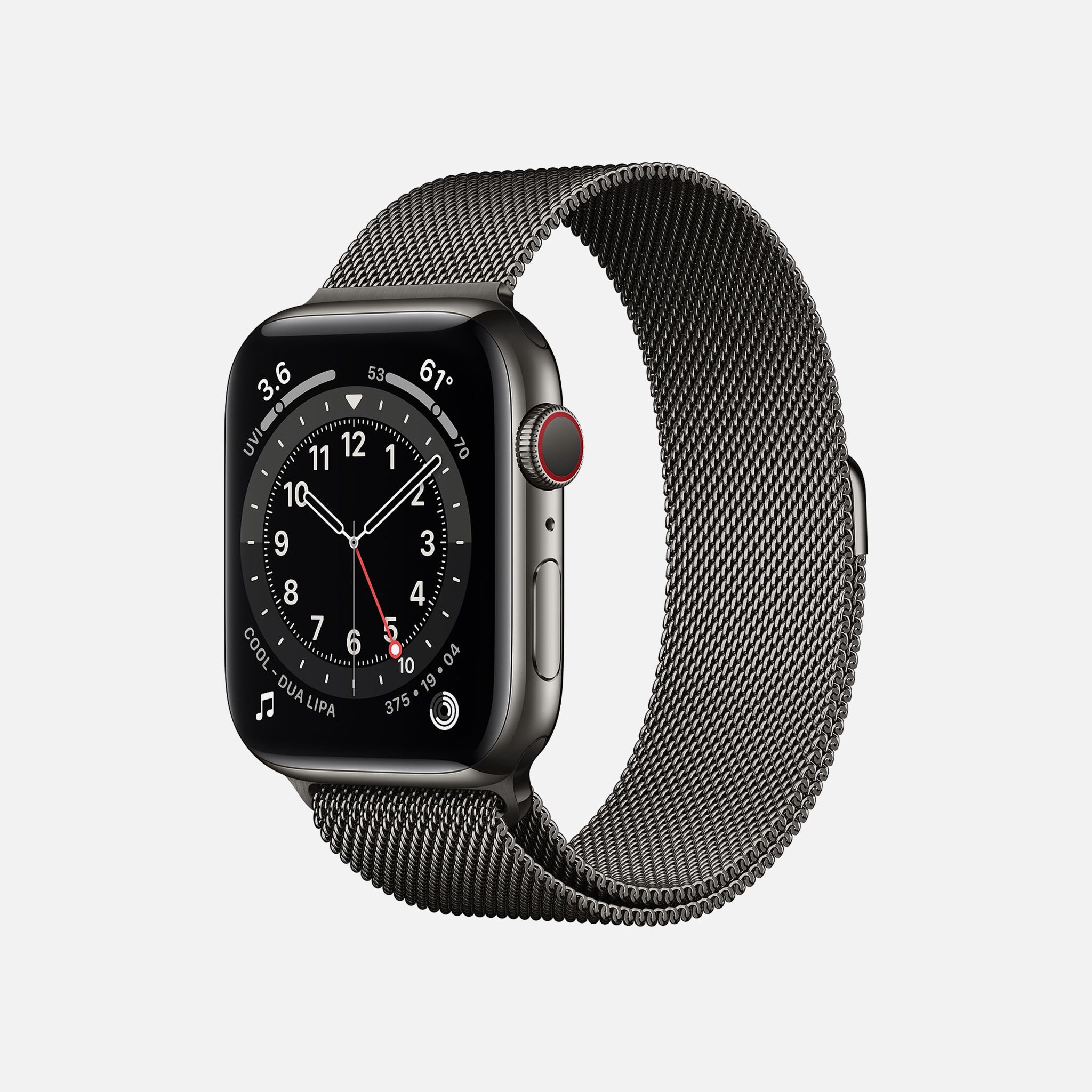 milanese loop with aluminum apple watch