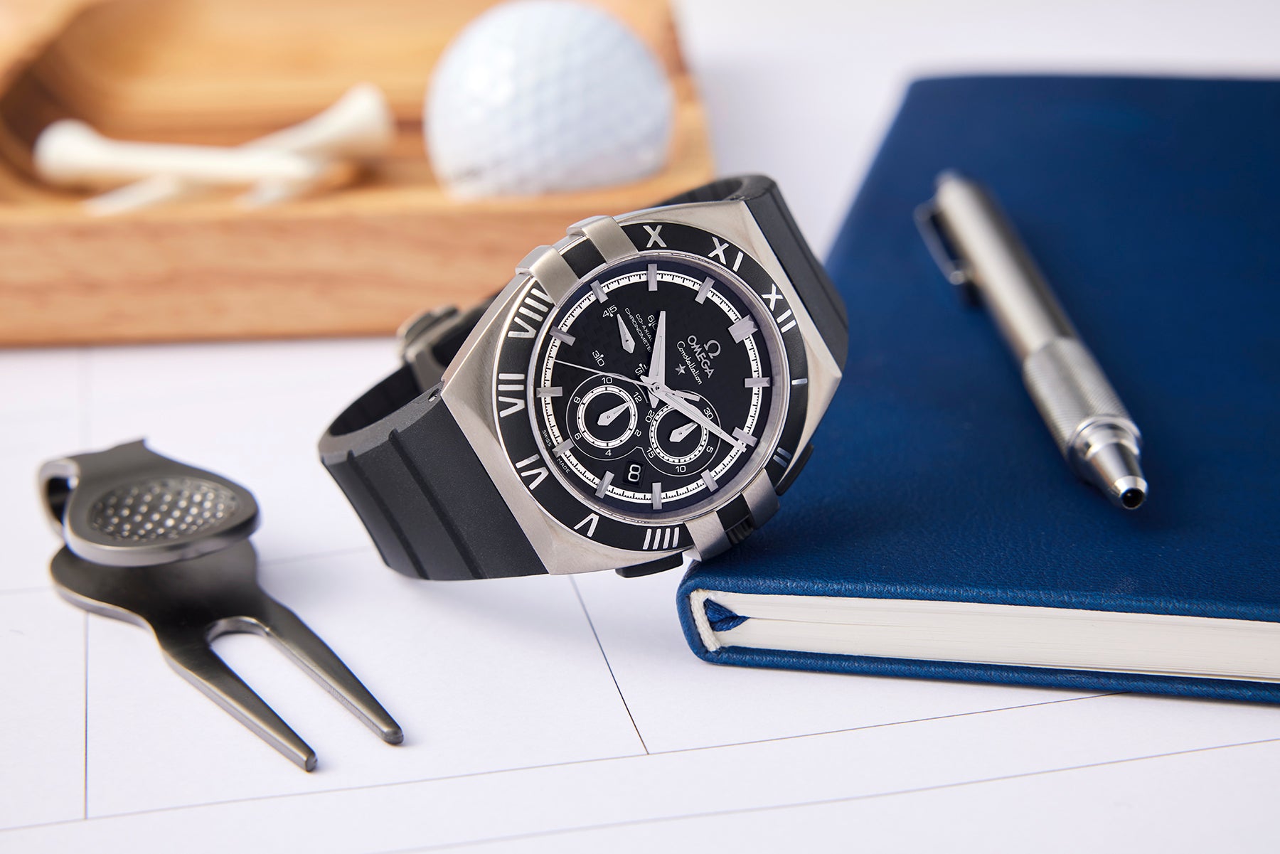 OMEGA Constellation Double Eagle Mission Hills World Cup Co-Axial