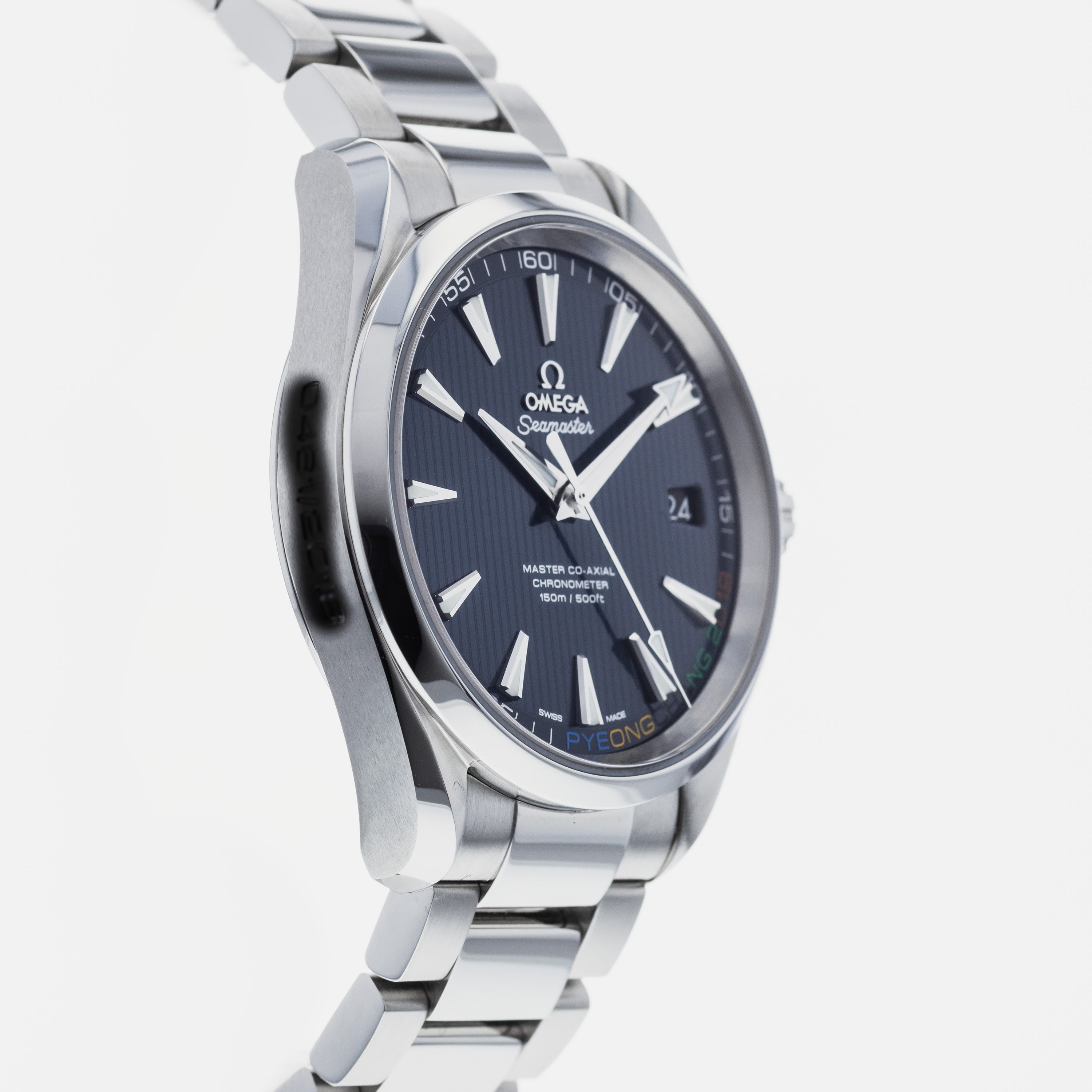 時計 OMEGA Seamaster Aqua Terra Si14 OMEGA Seamaster Aqua Terra Pyeongchang 2018 Winter Olympics