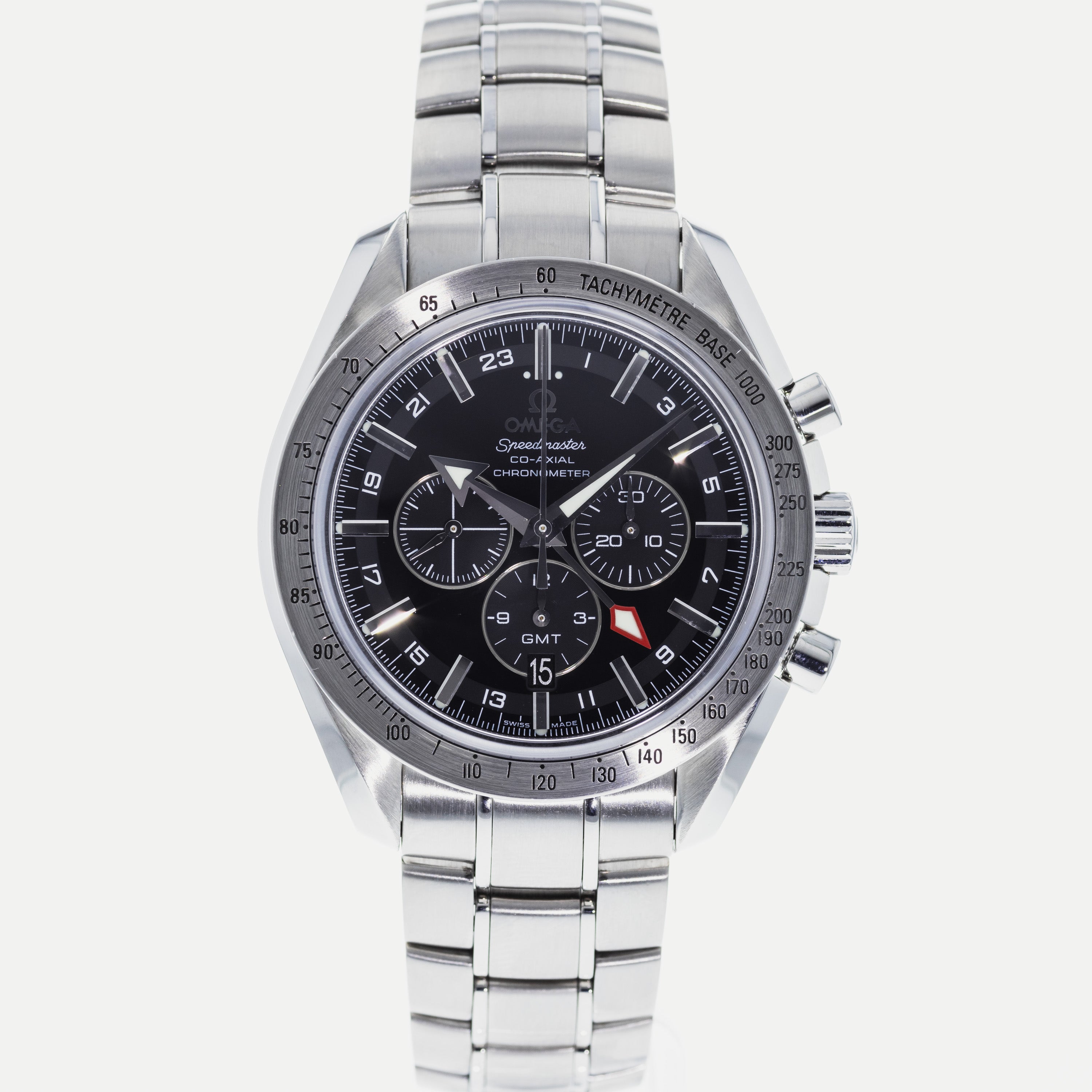 OMEGA Speedmaster Broad Arrow Co-Axial GMT Chronograph