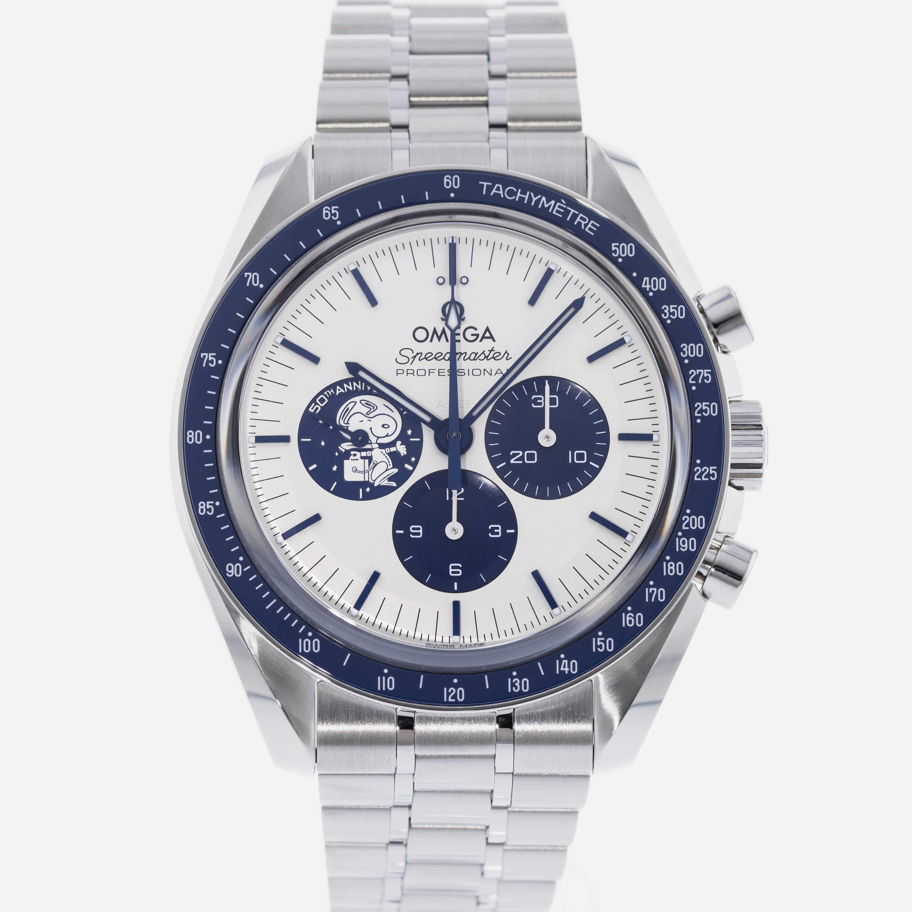 OMEGA Speedmaster Moonwatch Anniversary Series 50th Anniversary “Silver  Snoopy Award”