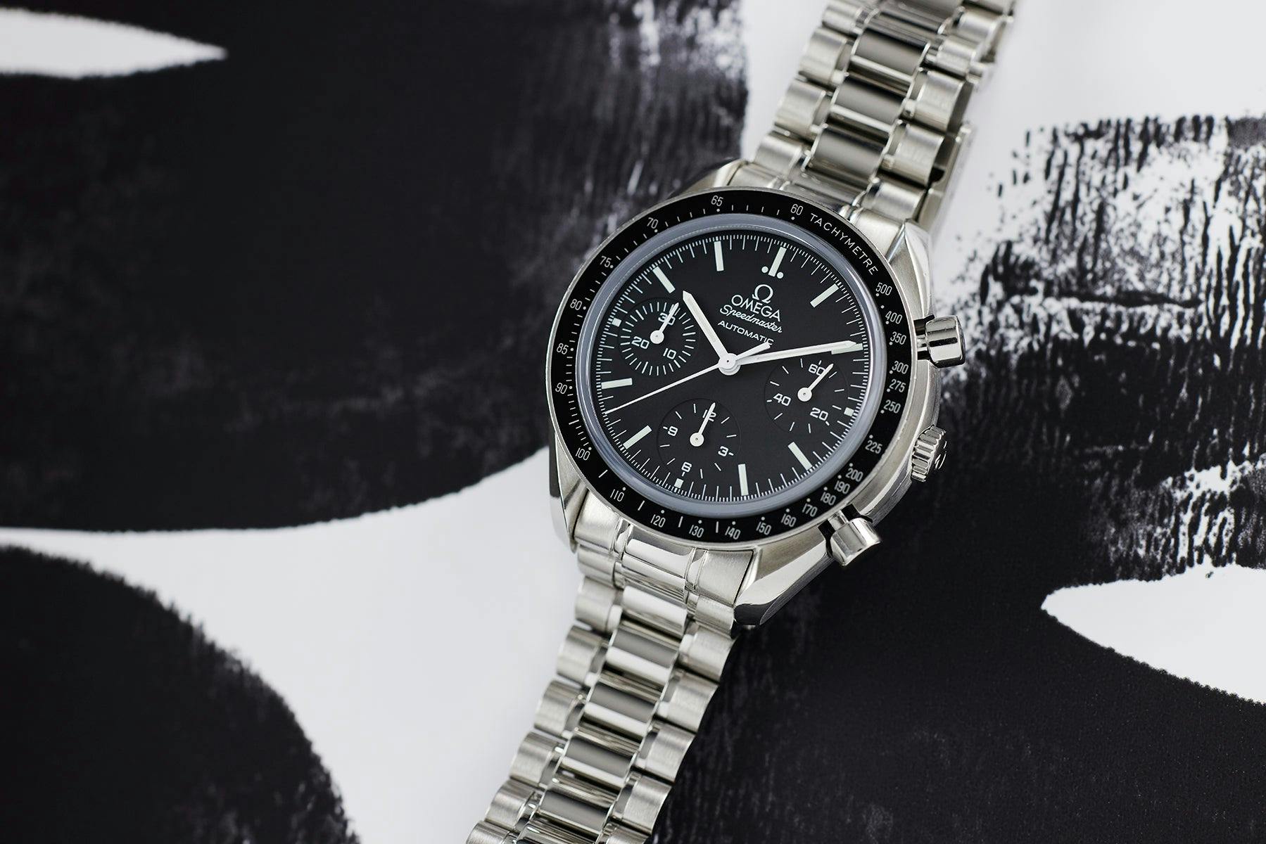 Used Omega Speedmaster 3510.50 Stainless Steel Black dial 38mm Automat