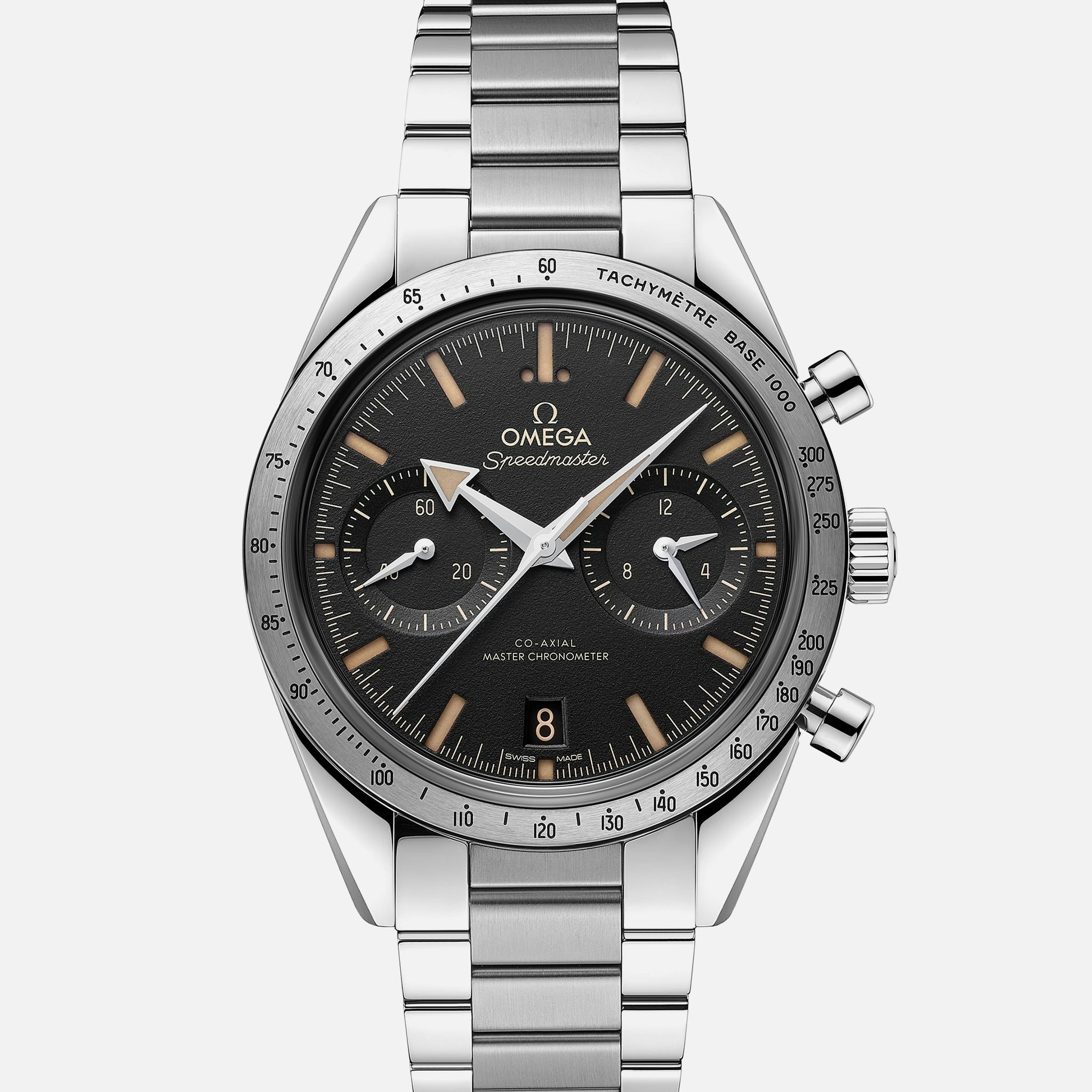 Round Omega Speedmaster Watch For Personal Use, Model Name/Number: 455 B1