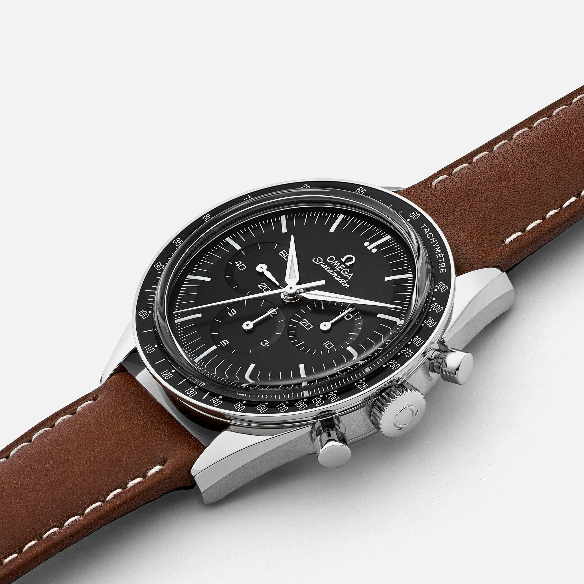 Omega Speedmaster Moonwatch Chronograph 39 7mm First Omega In Space Hodinkee Shop