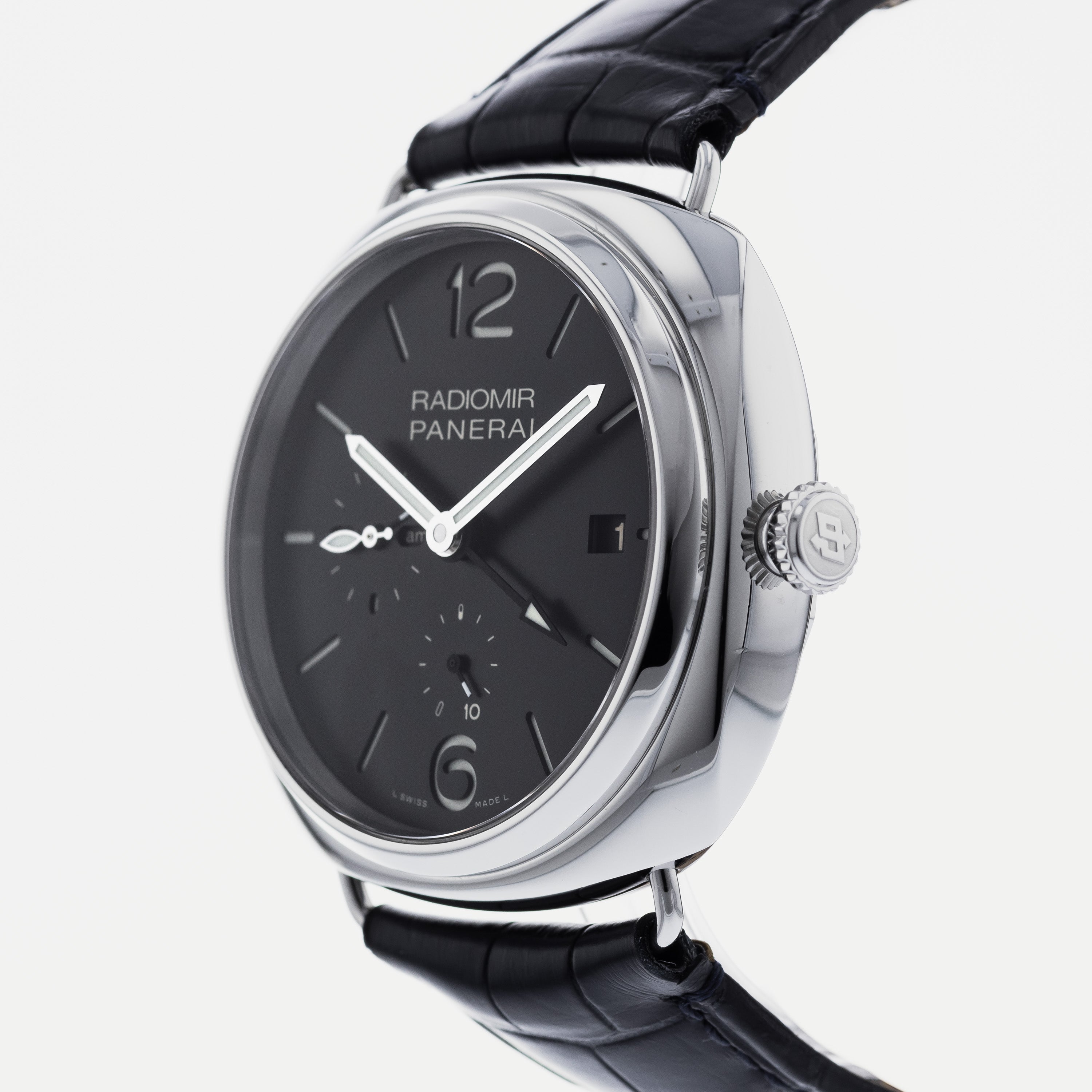 PANERAI 写真集 50874) Panerai Luminor Due Automatic Acciaio Silver Dial