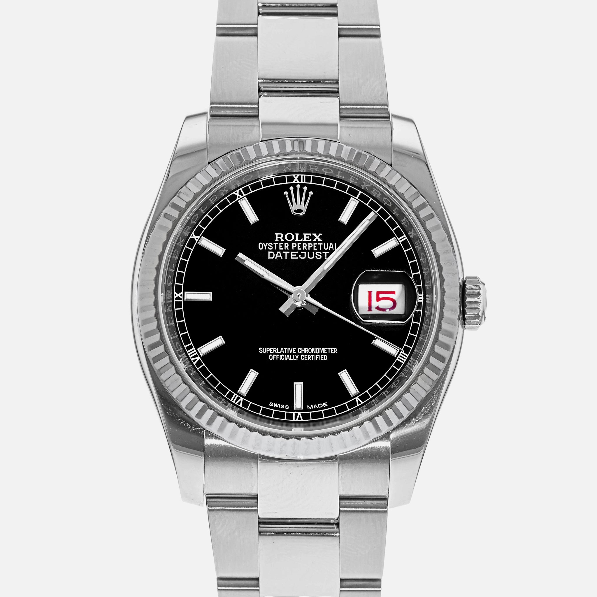 Rolex Datejust 36 116234 In Stainless Steel With 'Roulette' Date Wheel