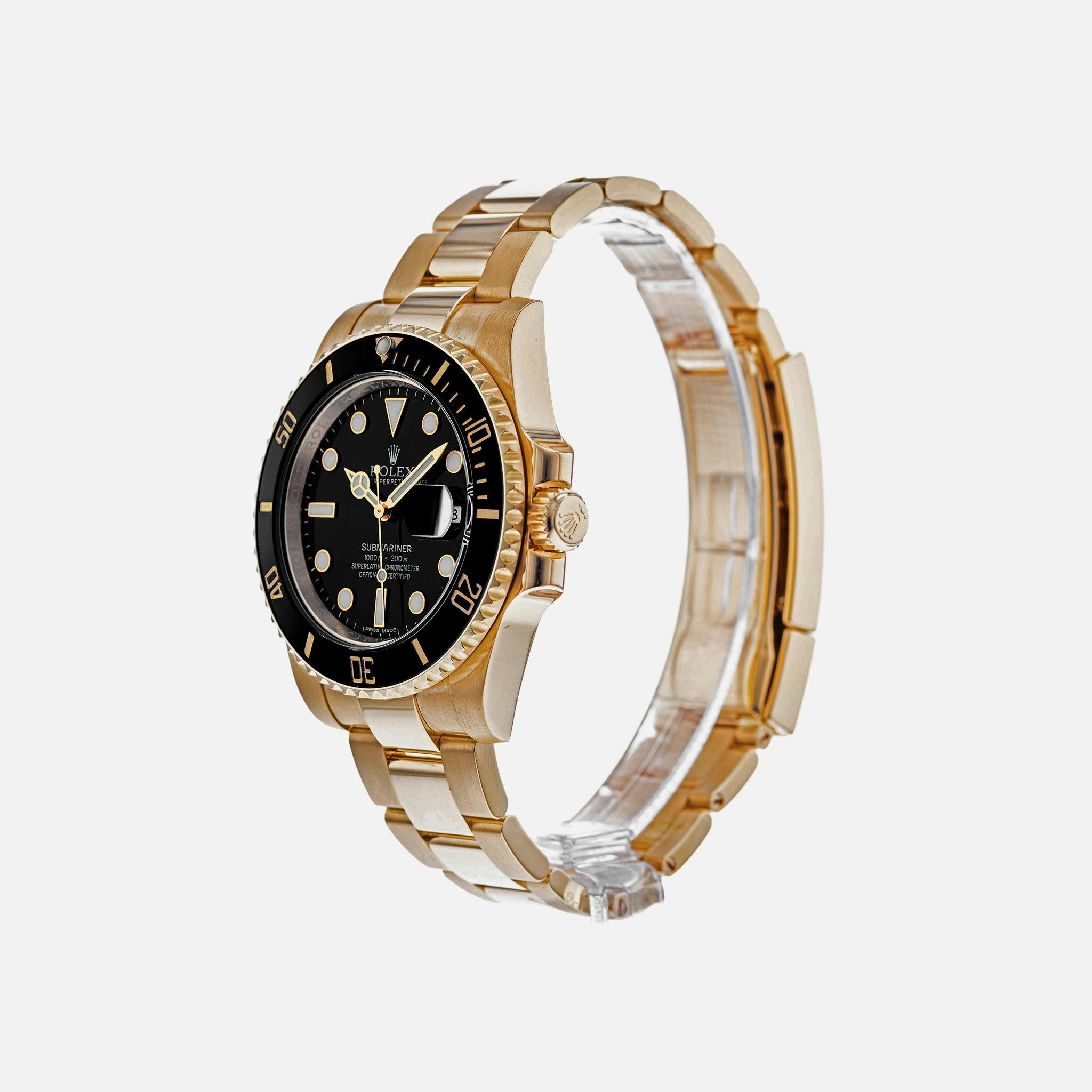Submariner Date Ref. 116618LN In 18k Yellow Gold – HODINKEE Shop