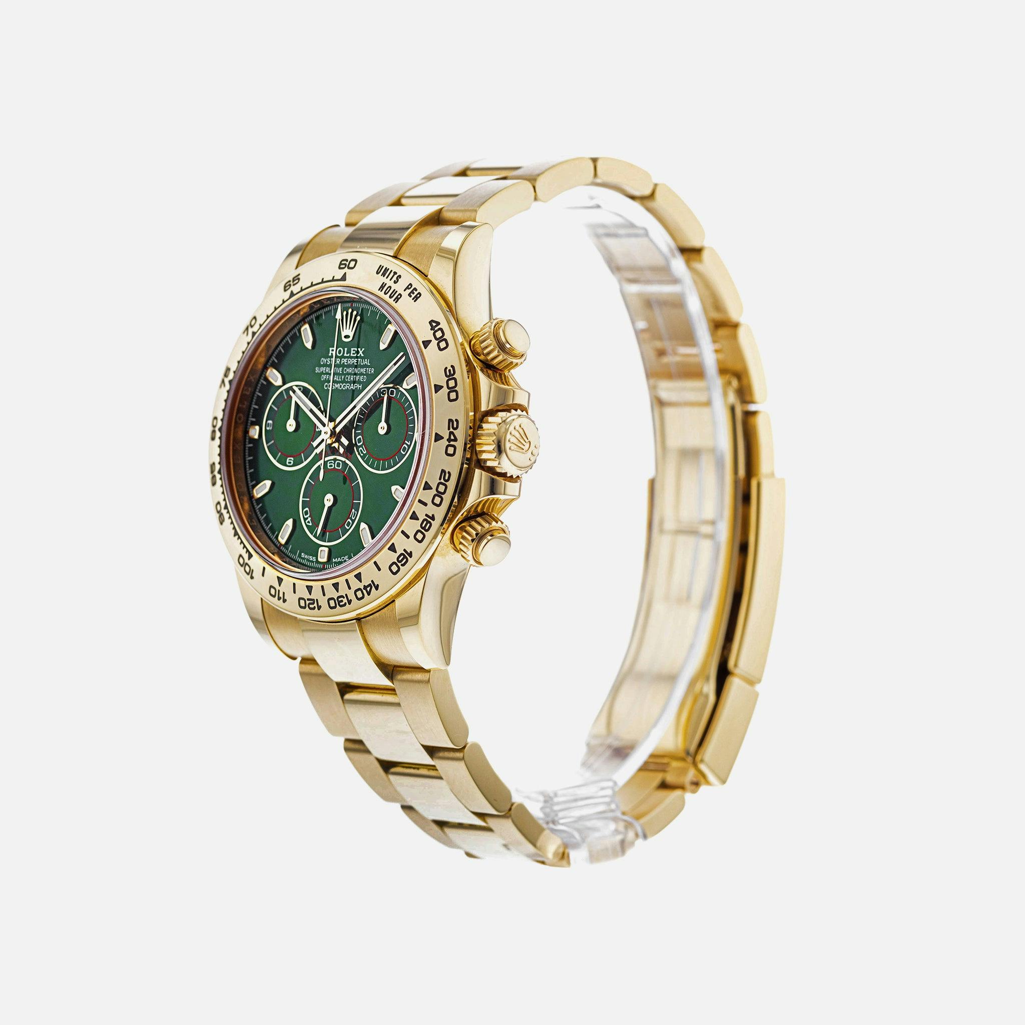 Rolex Cosmograph Daytona Ref. 116508 With Green Dial In 18k Yellow