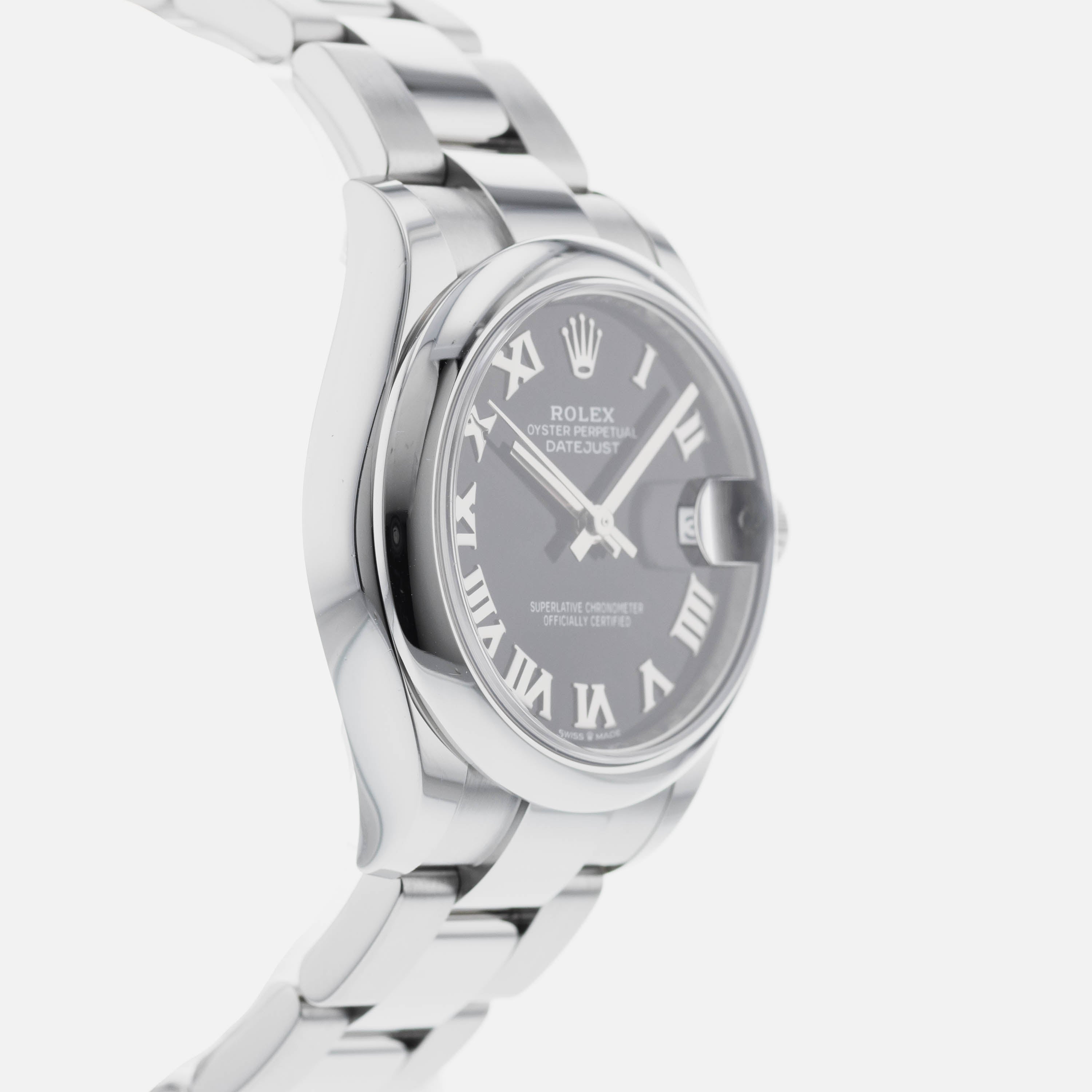 リファ Rolex Datejust 278240, Stainless Steel, Grey Index Dial, 31MM