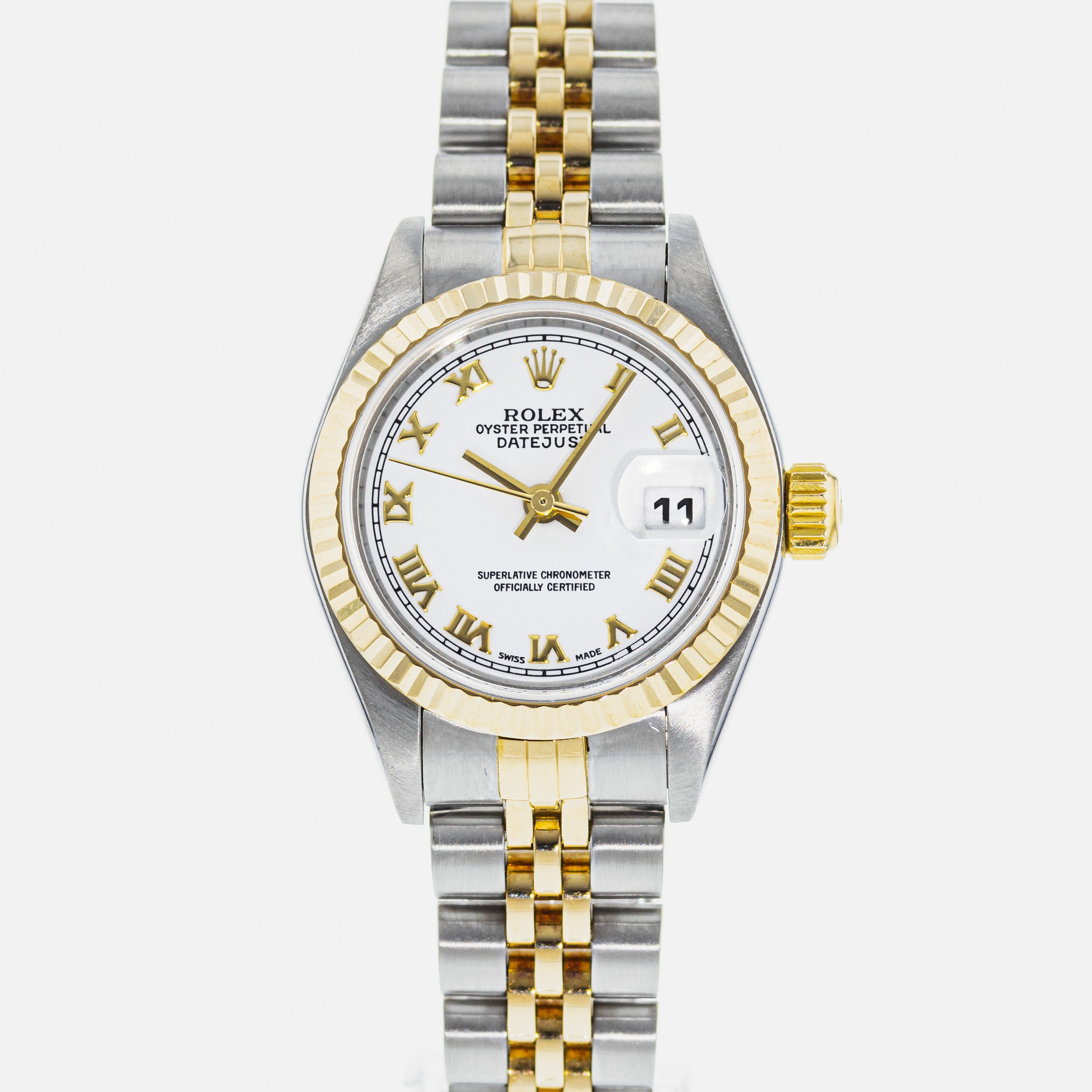 Rolex lady datejust ref. 79173 two tone and computer big