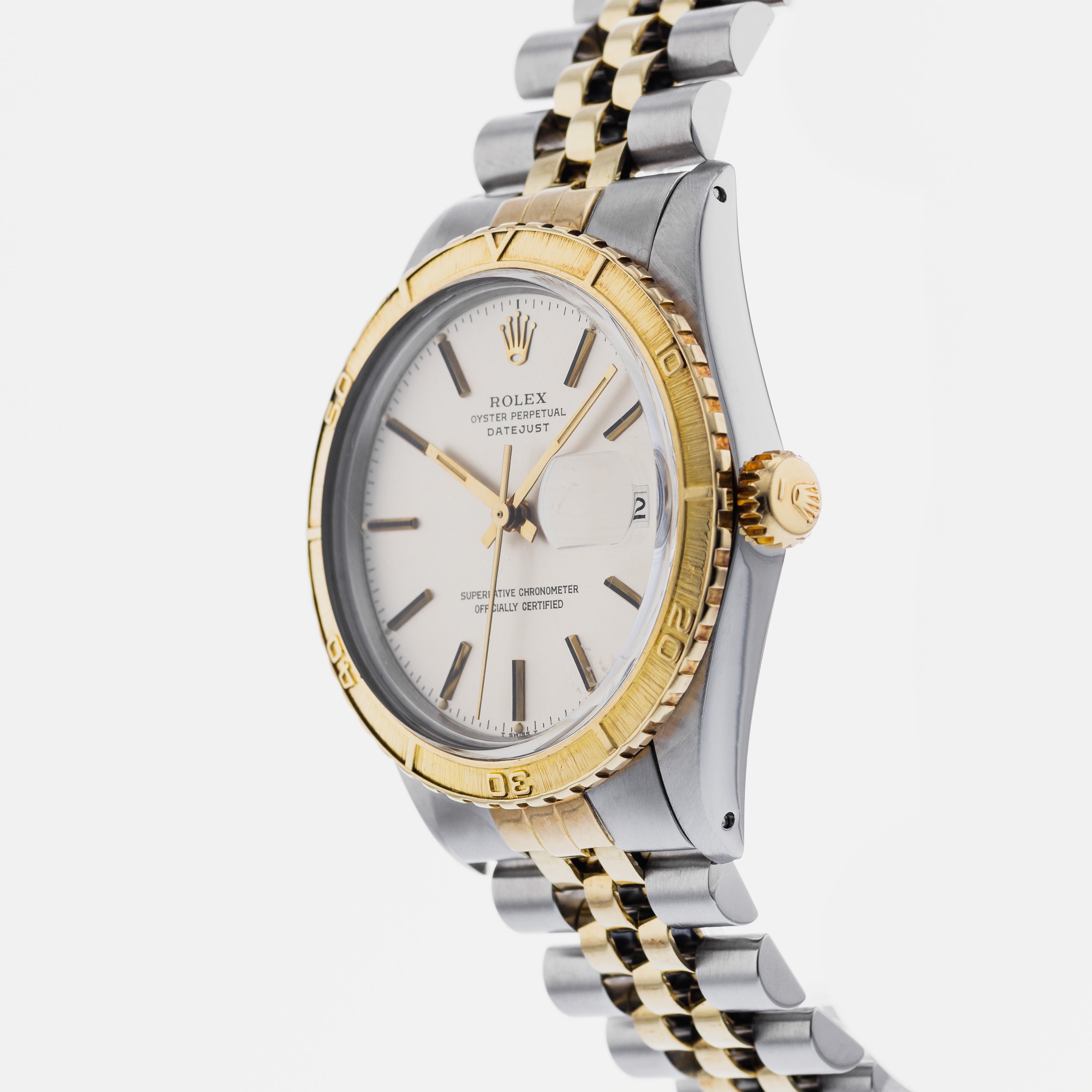 Rolex Datejust Turnograph 36mm Champagne Jubilee Yellow Gold