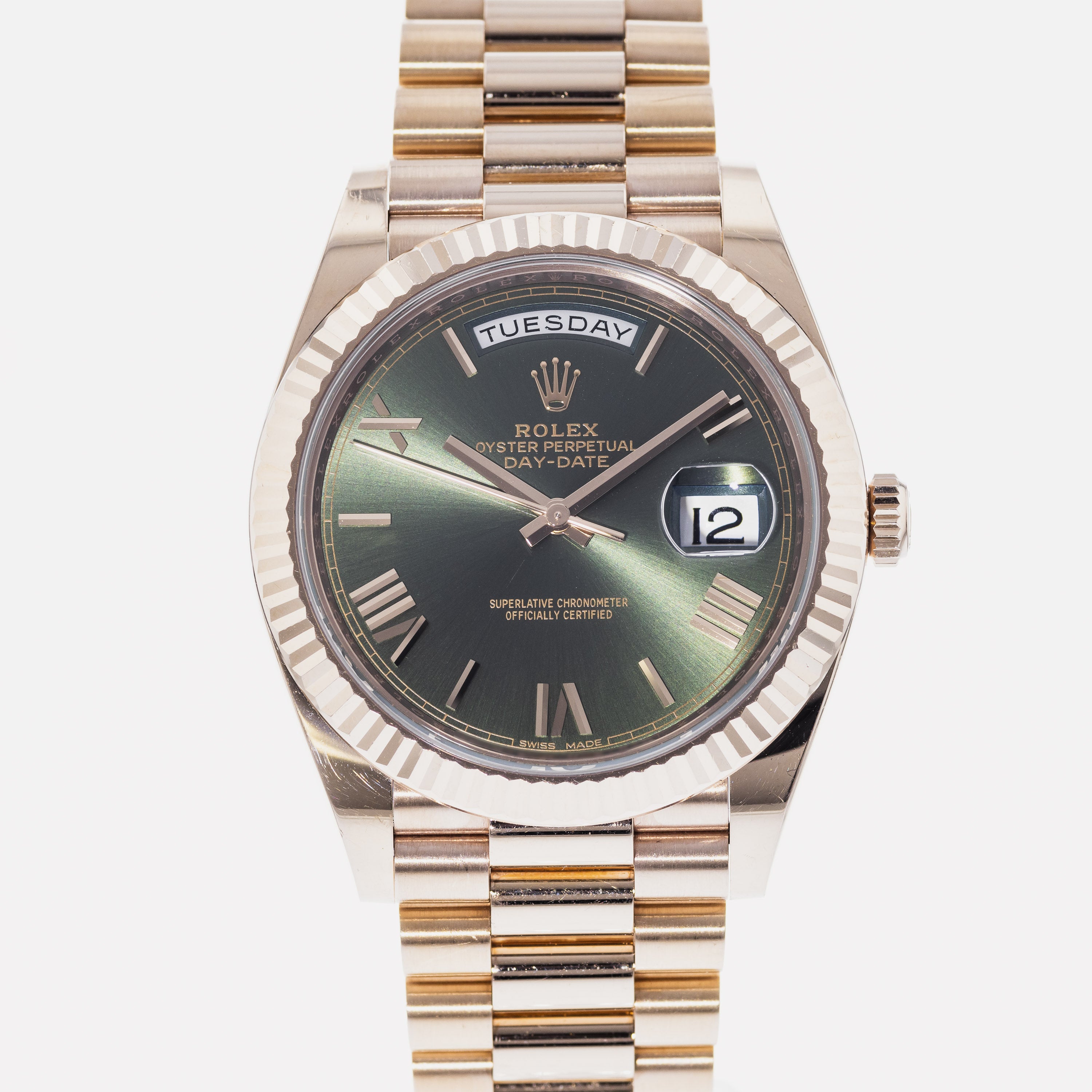 Rolex Day-Date 40 Everose President 228235 – HODINKEE Shop