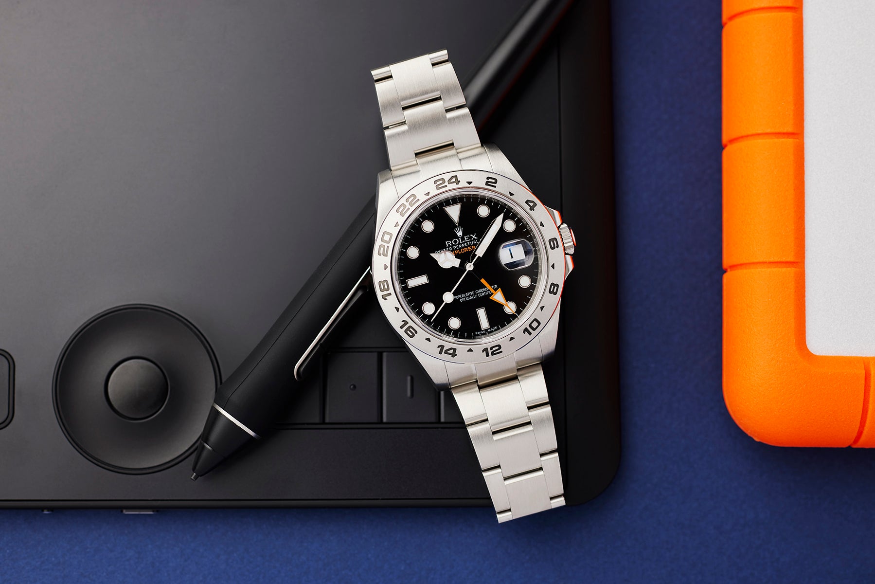 〇純正 ROLEX 2駒 14000 15200 67480 SS FZ8614 Rolex Explorer II Circa 1986 Jubilee Band | New York
